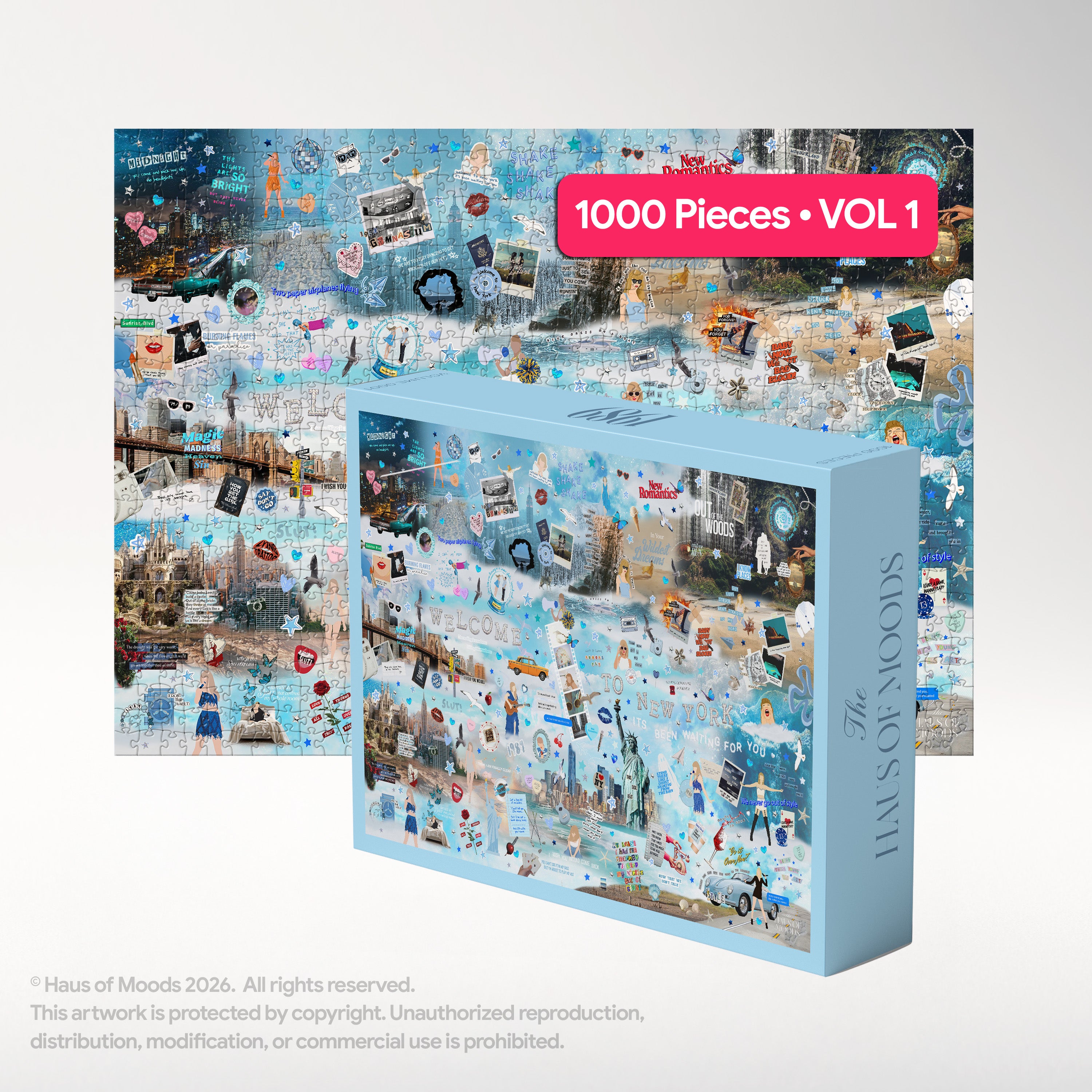 1989 Era Lyrics & Easter Eggs Puzzle © - Haus Of Moods