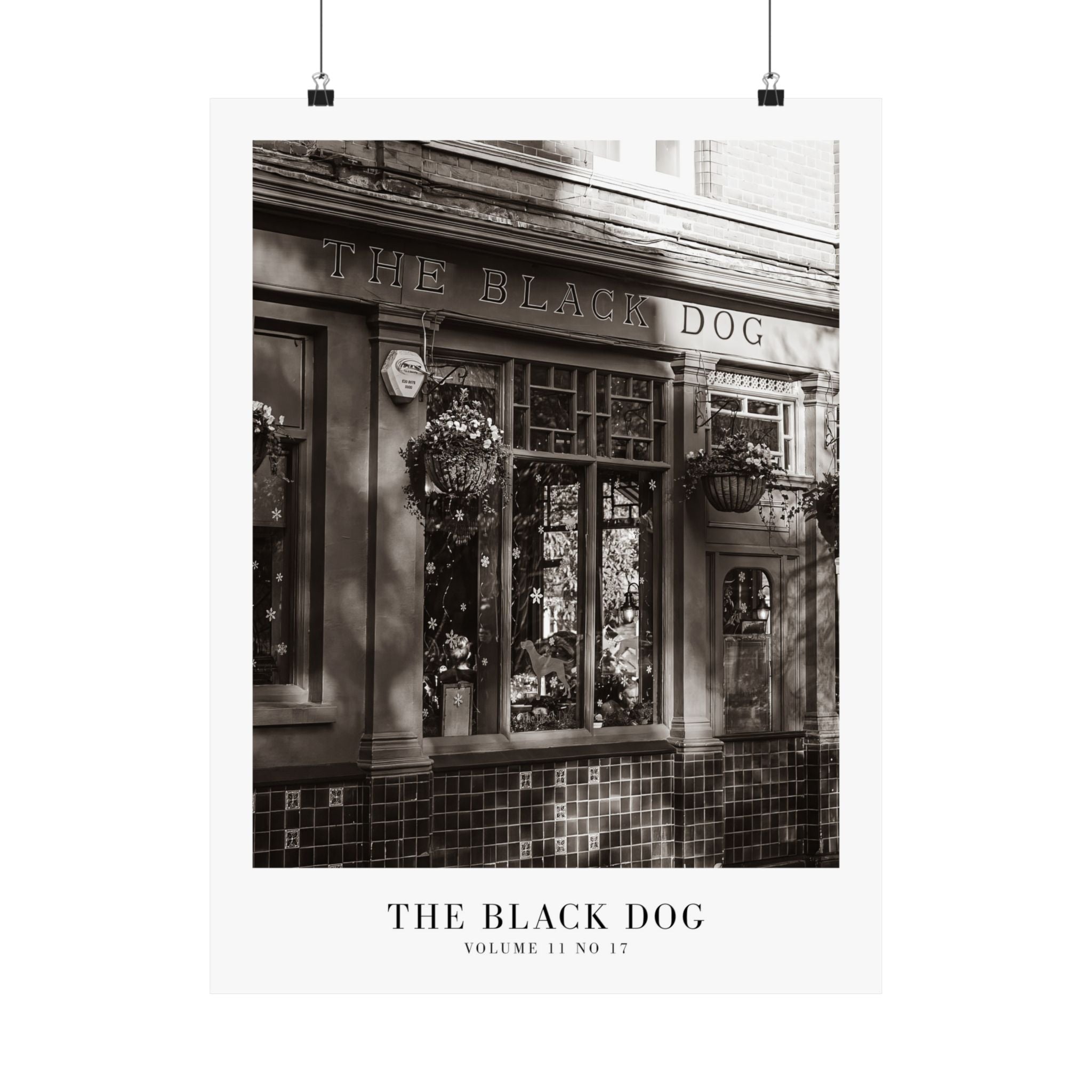 The Black Dog Tortured Poets Department Taylor Swift–inspired poster — detail view 6