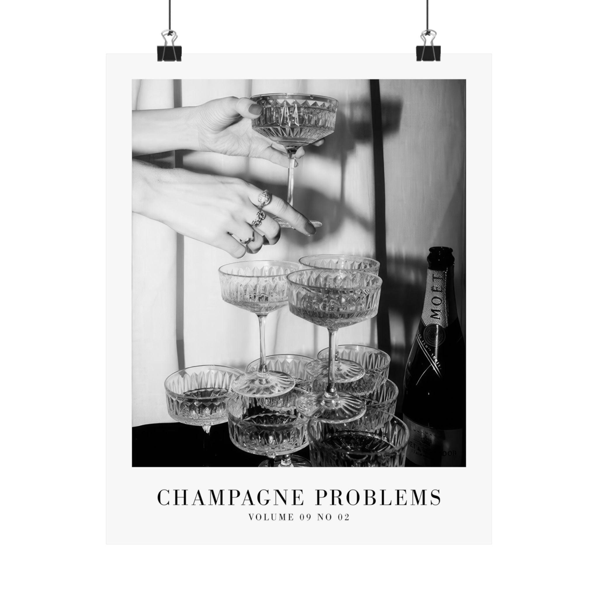 Champagne Problems Tower Evermore Taylor Swift–inspired poster featuring tower