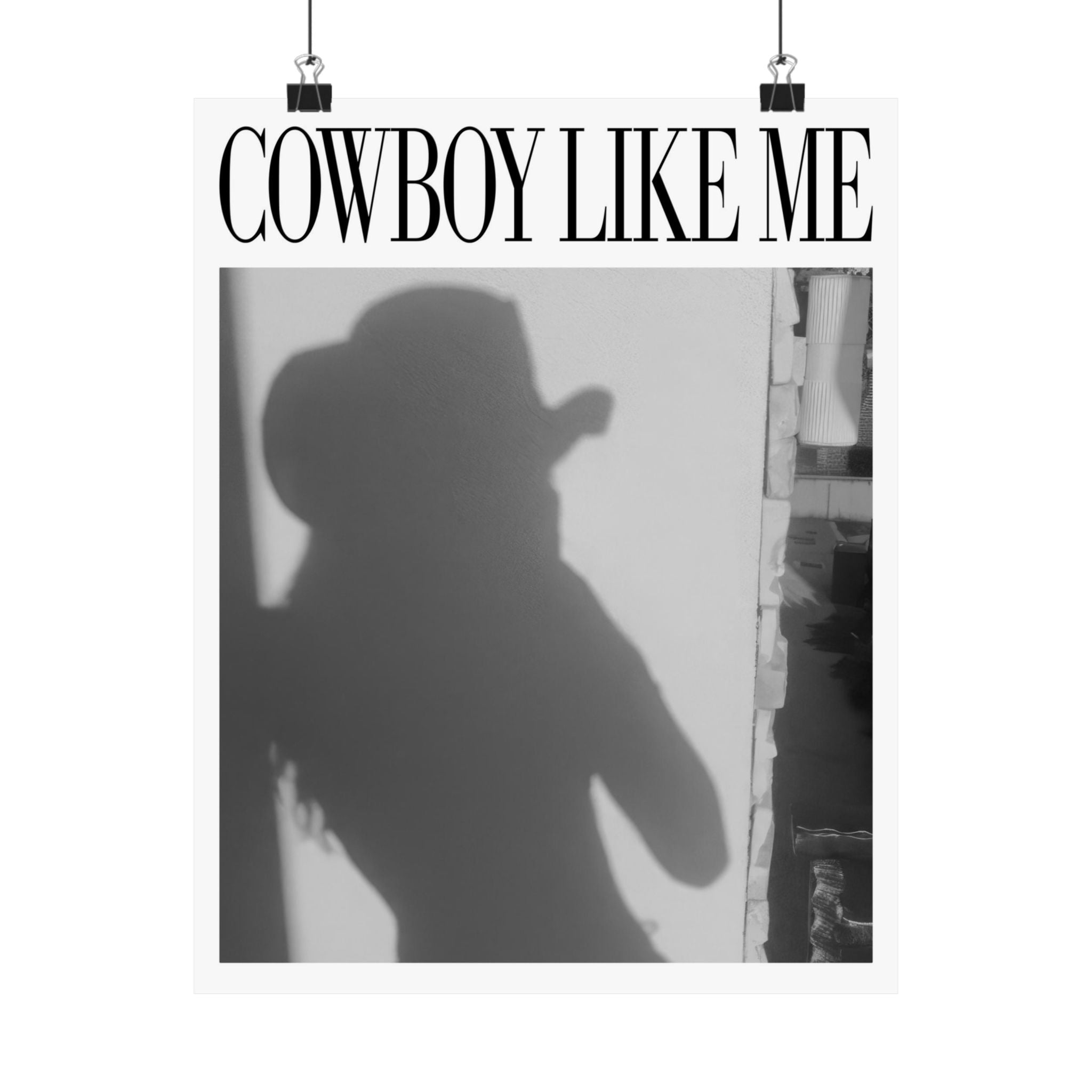 Cowboy Like Me Cowgirl Reflection Print