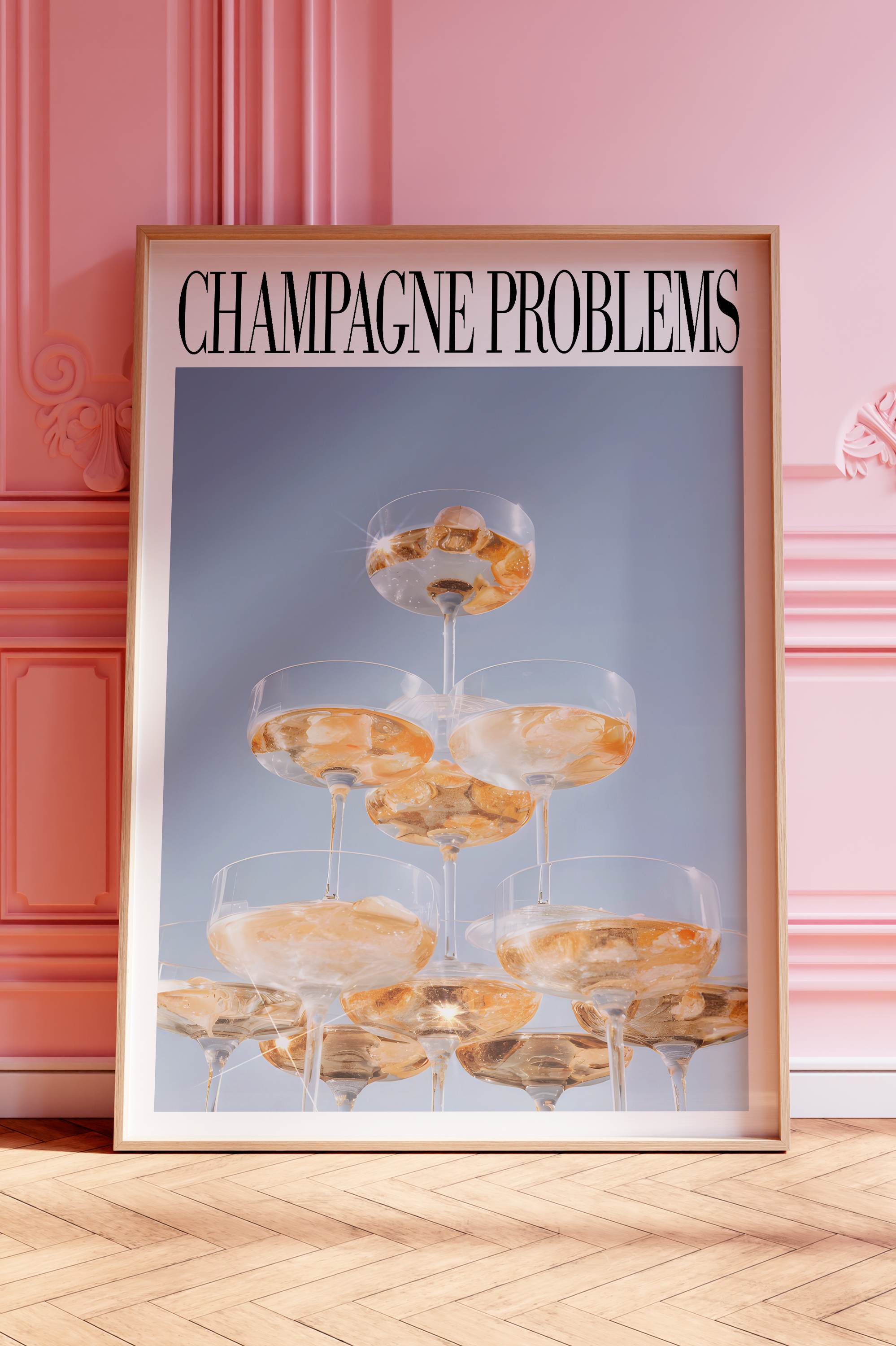 Champagne Problems Tower - Haus Of Moods
