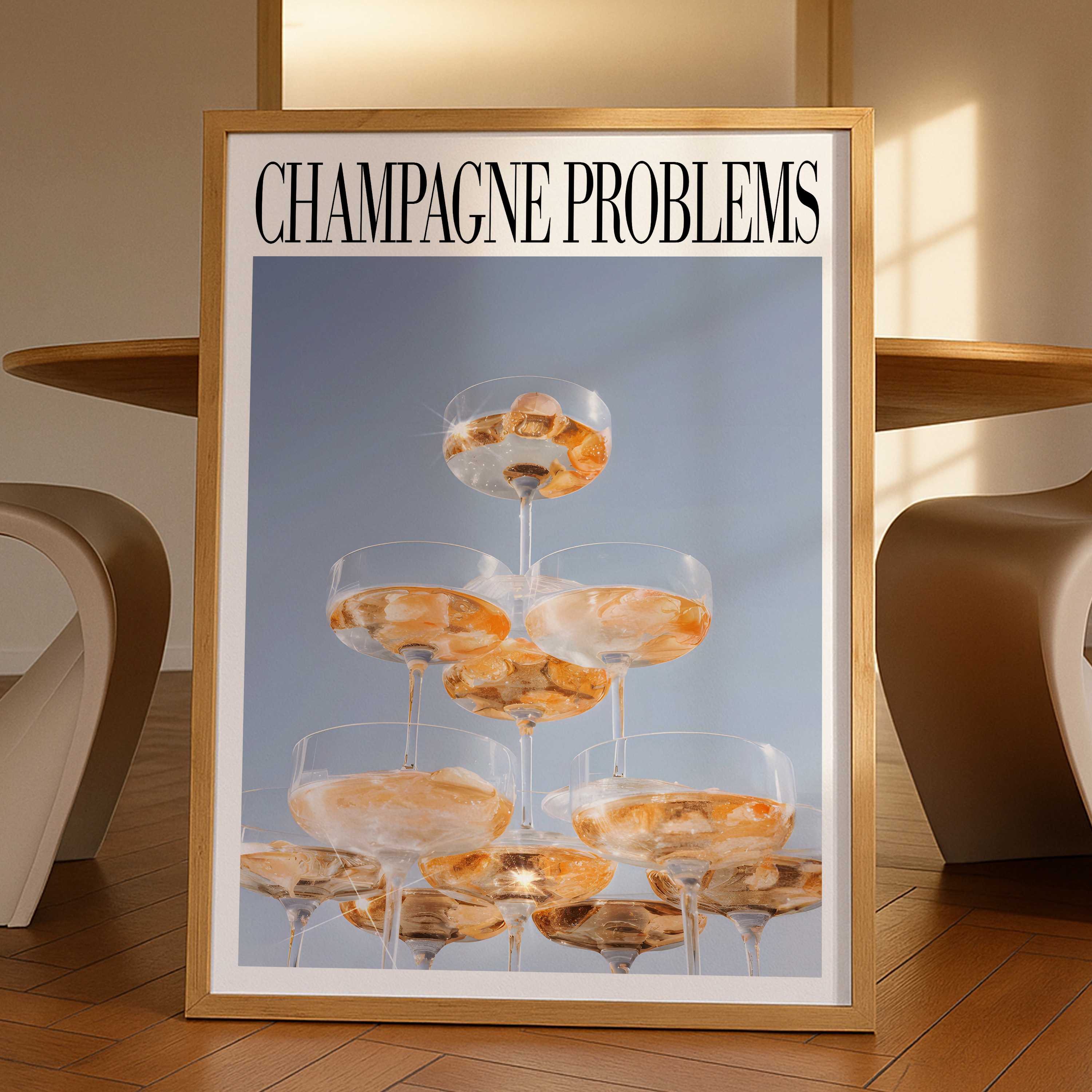 Champagne Problems Tower - Haus Of Moods