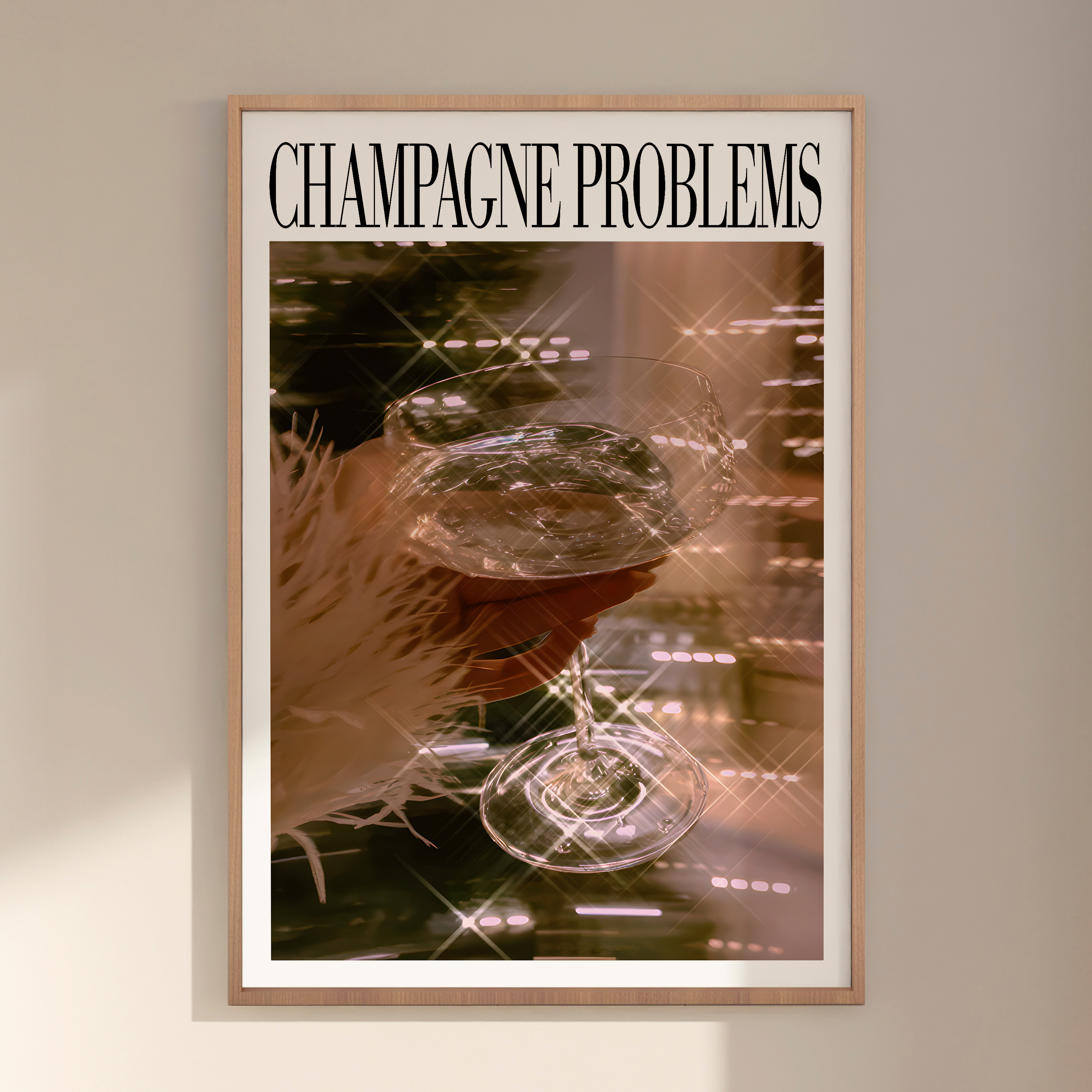Champagne Problems Sparkle - Haus Of Moods