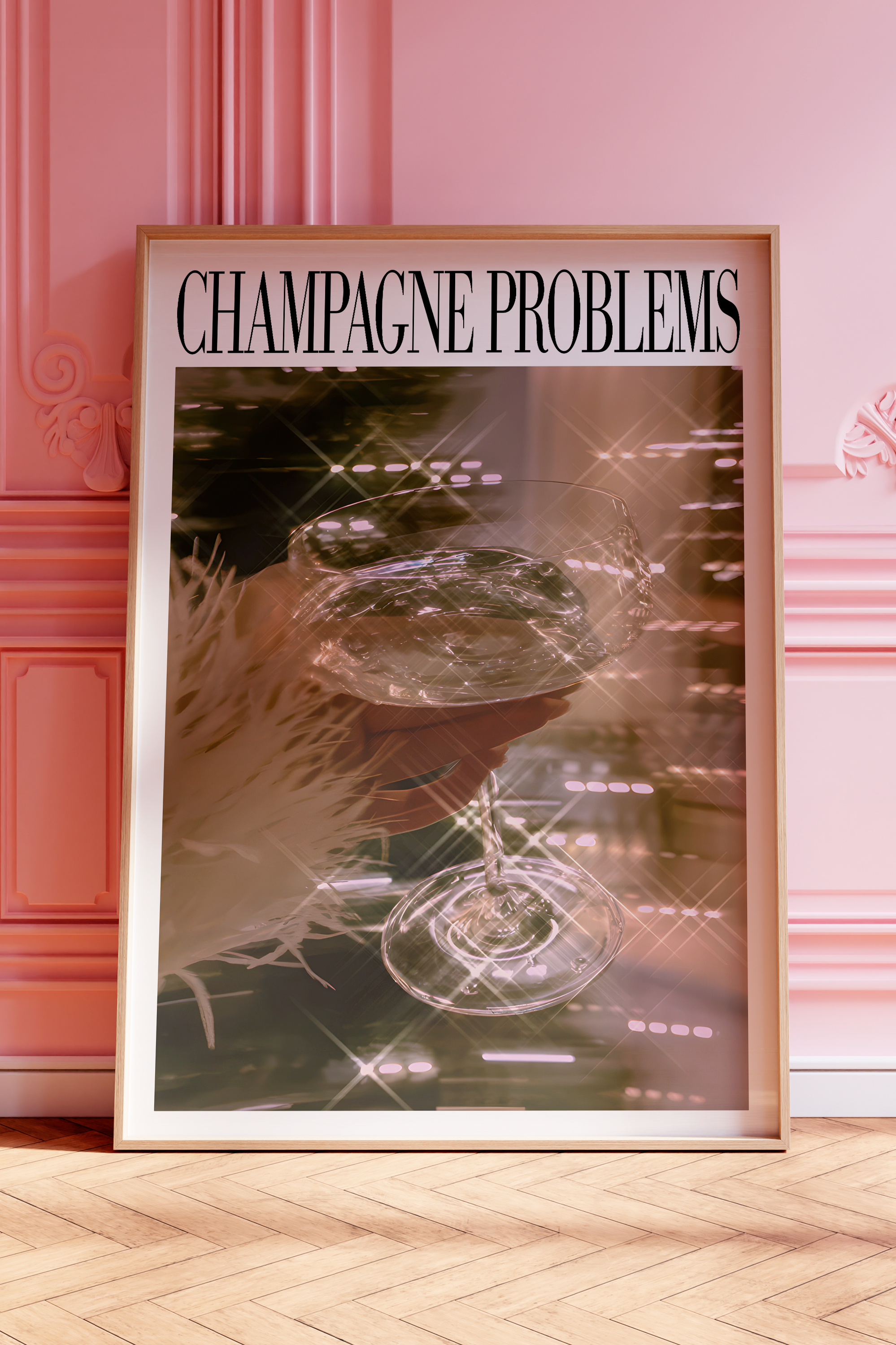 Champagne Problems Sparkle - Haus Of Moods