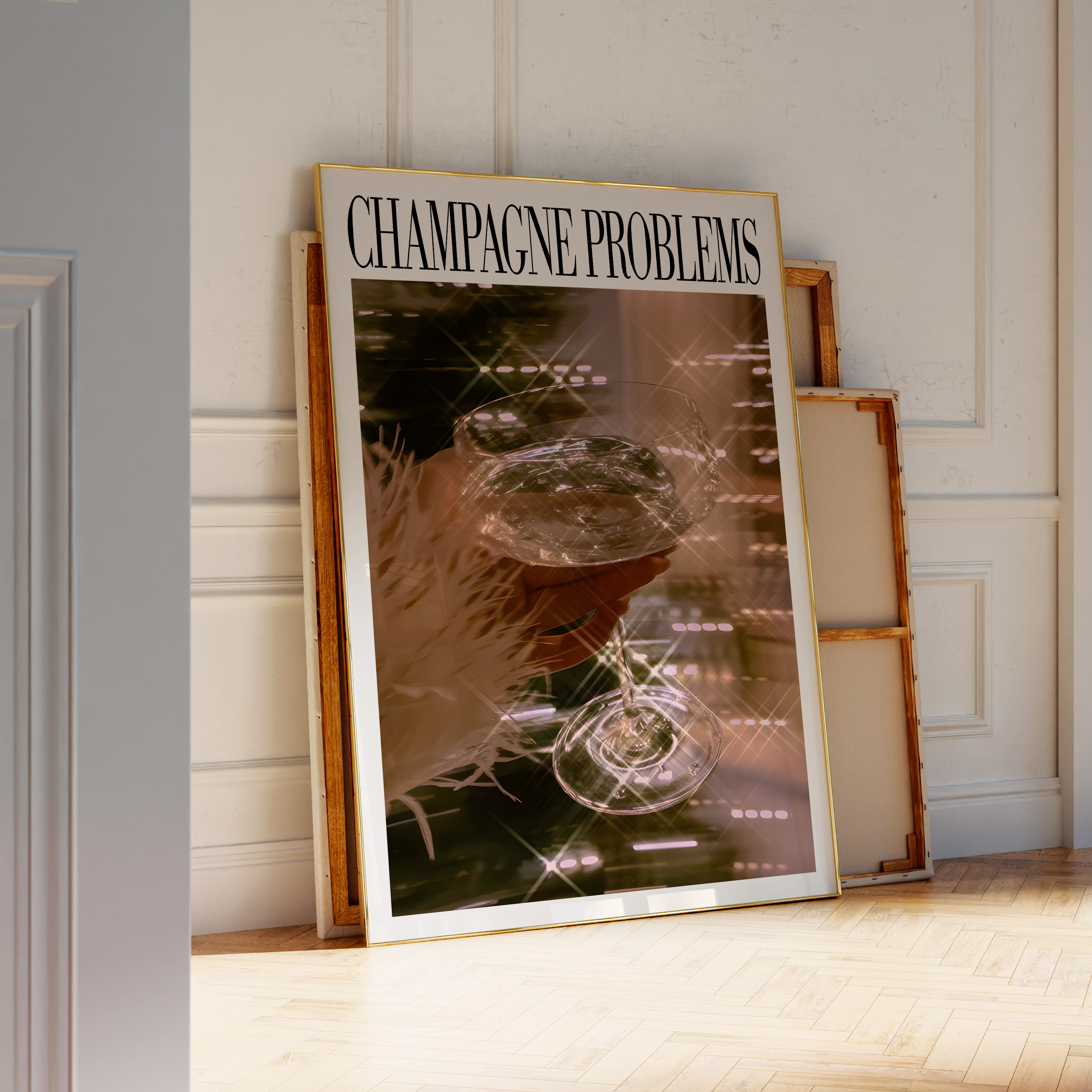 Champagne Problems Sparkle - Haus Of Moods