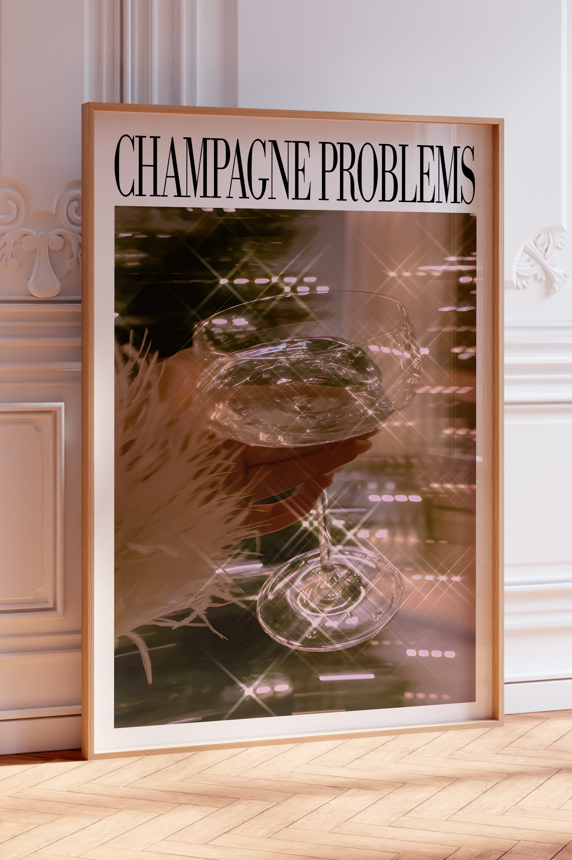 Champagne Problems Drink Splash - Haus Of Moods