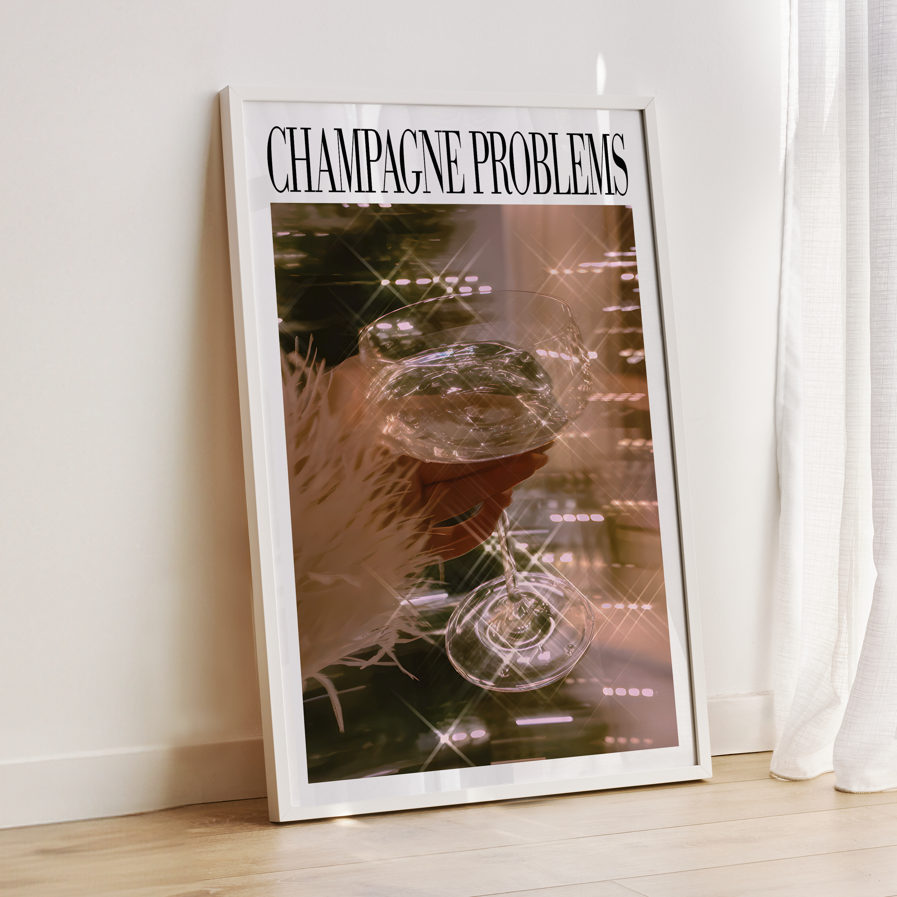 Champagne Problems Drink Splash - Haus Of Moods