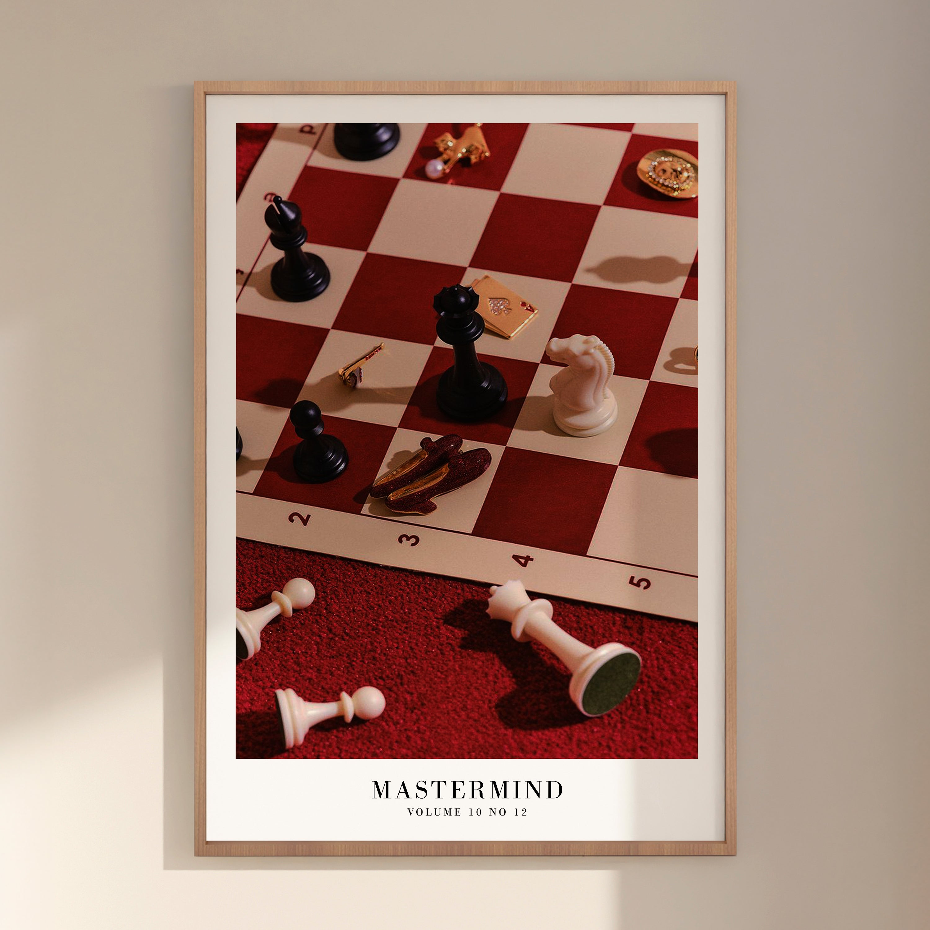 Mastermind Chess Poster - Haus Of Moods