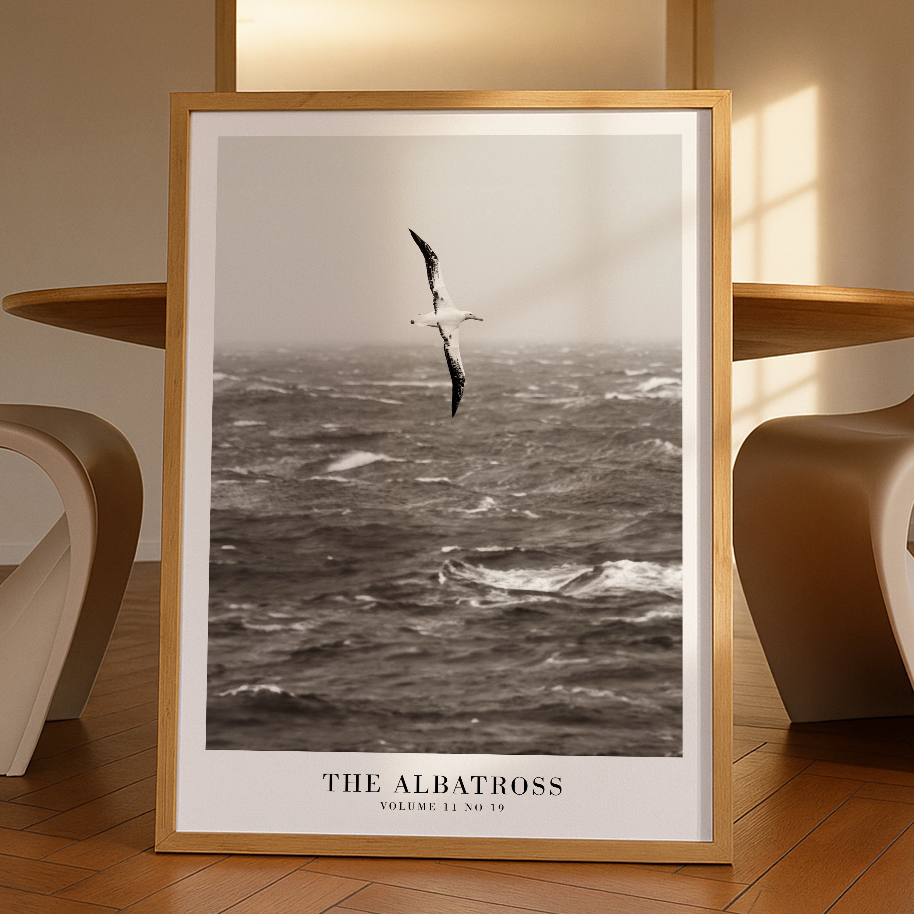 The Albatross Ocean Taylor Swift wall art in literary apartment styling