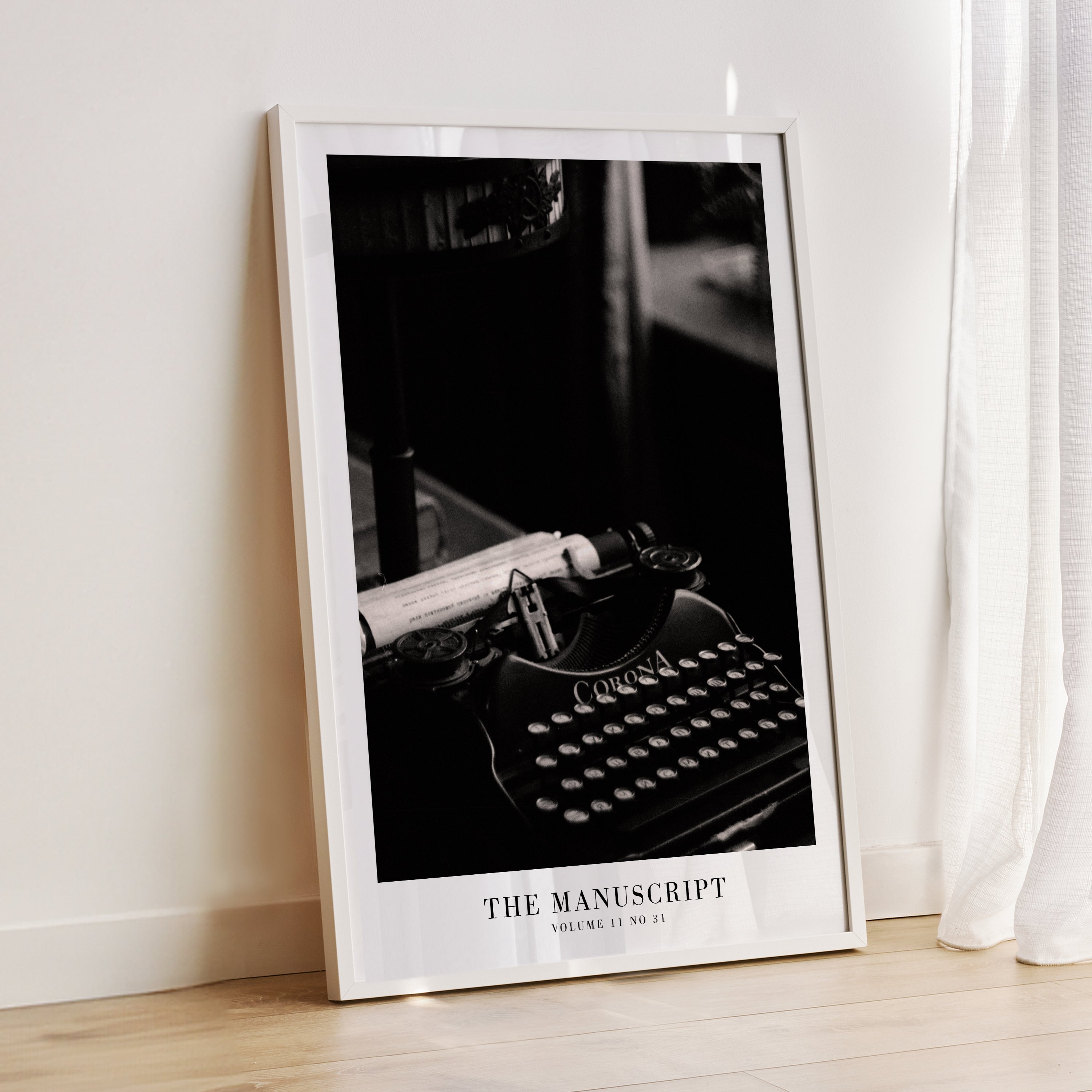 The Manuscript TTPD wall art in cozy literary apartment styling