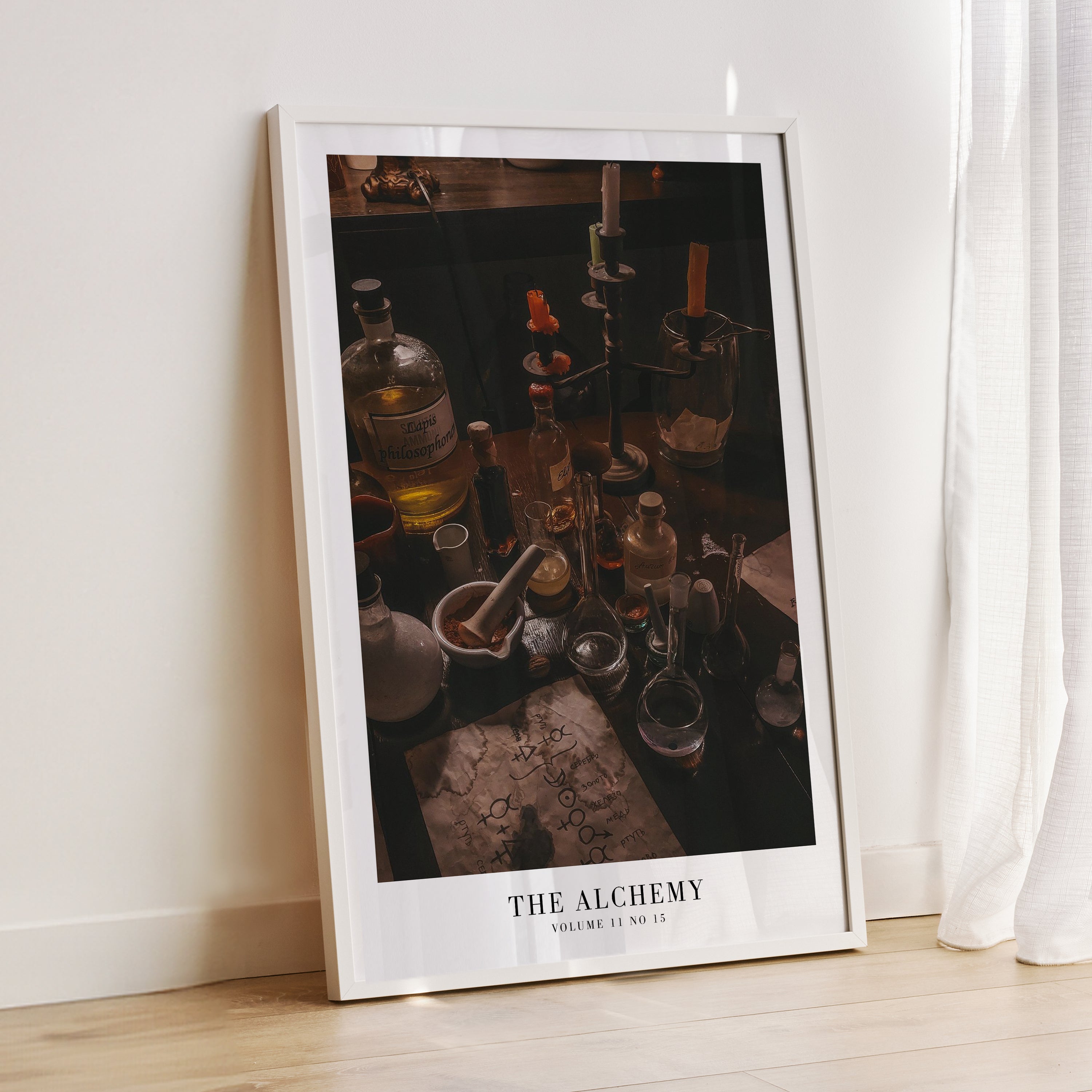 The Alchemy Lab TTPD wall art in moody romantic apartment styling
