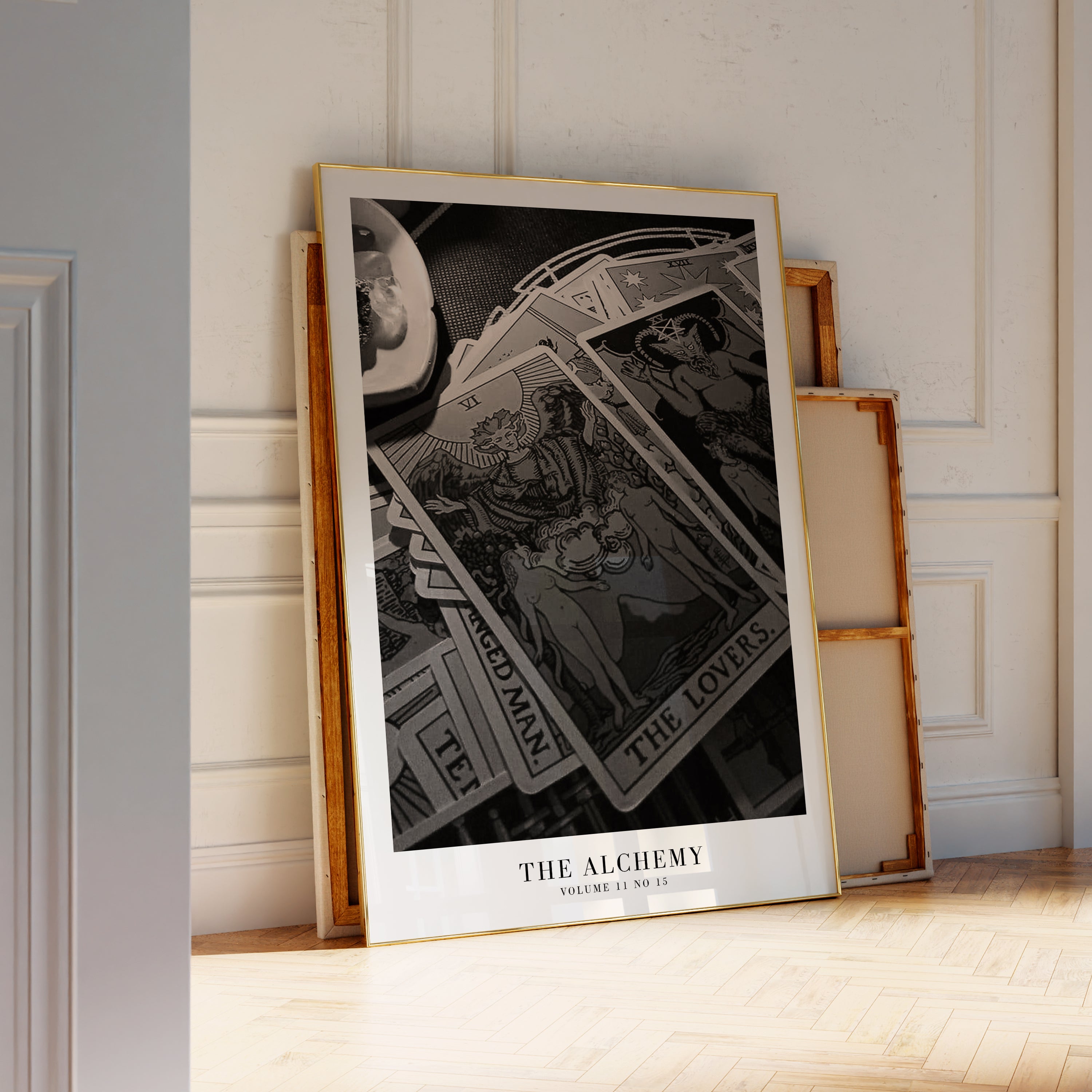 The Alchemy TTPD tarot print in literary romantic interior decor