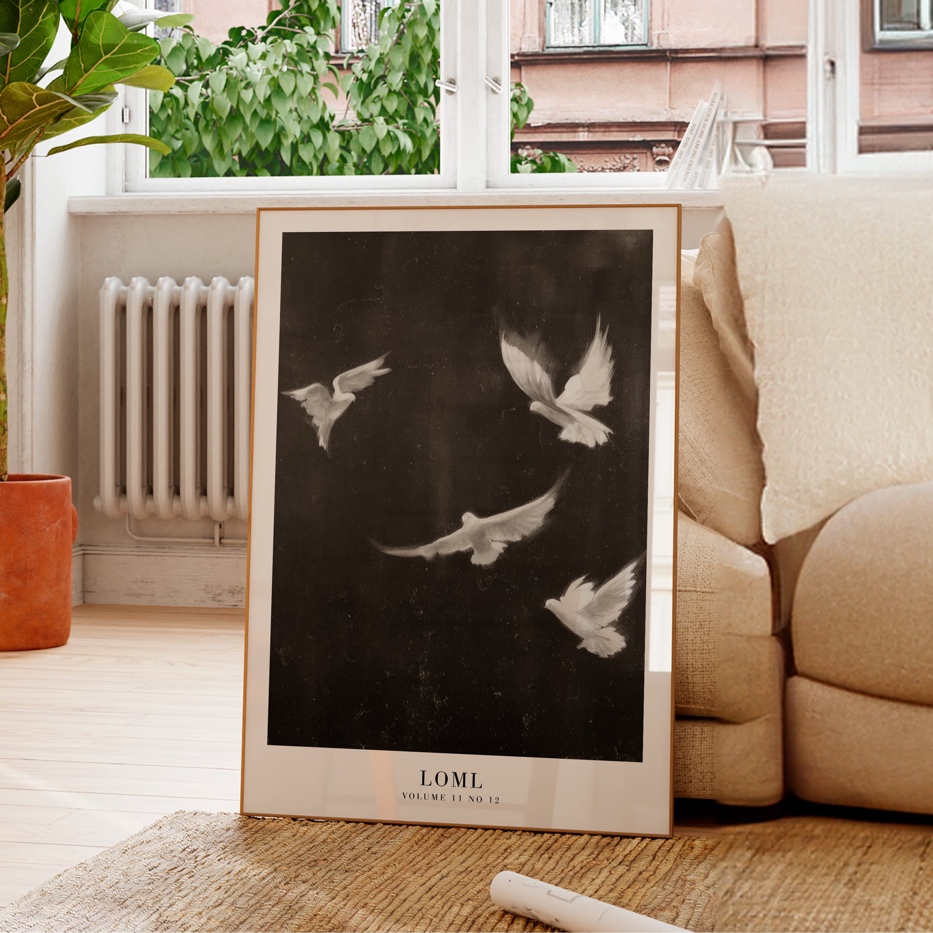 loml Taylor Swift print in moody literary gallery wall display