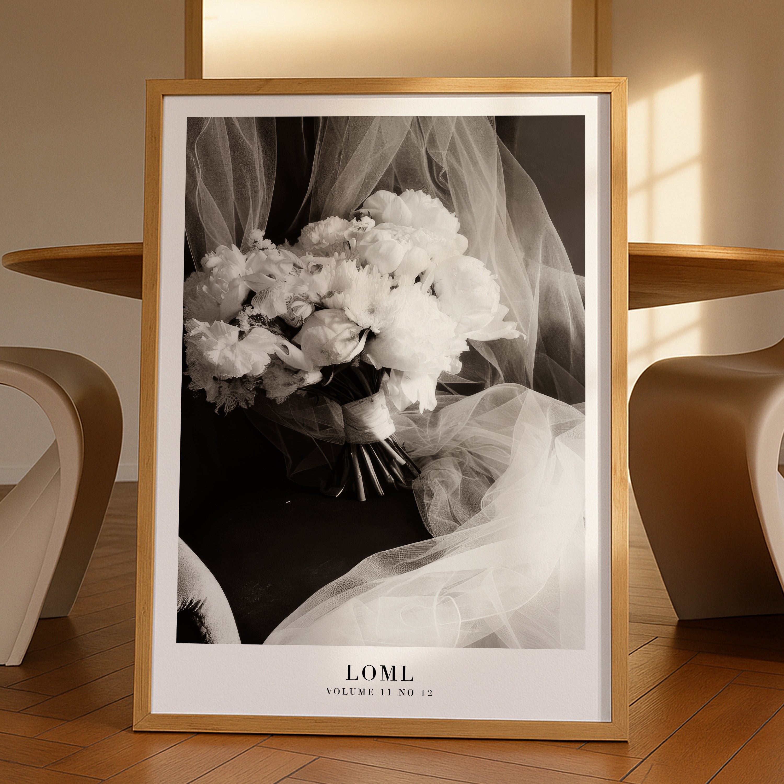 loml Bouquet TTPD wall art in dark academia apartment decor