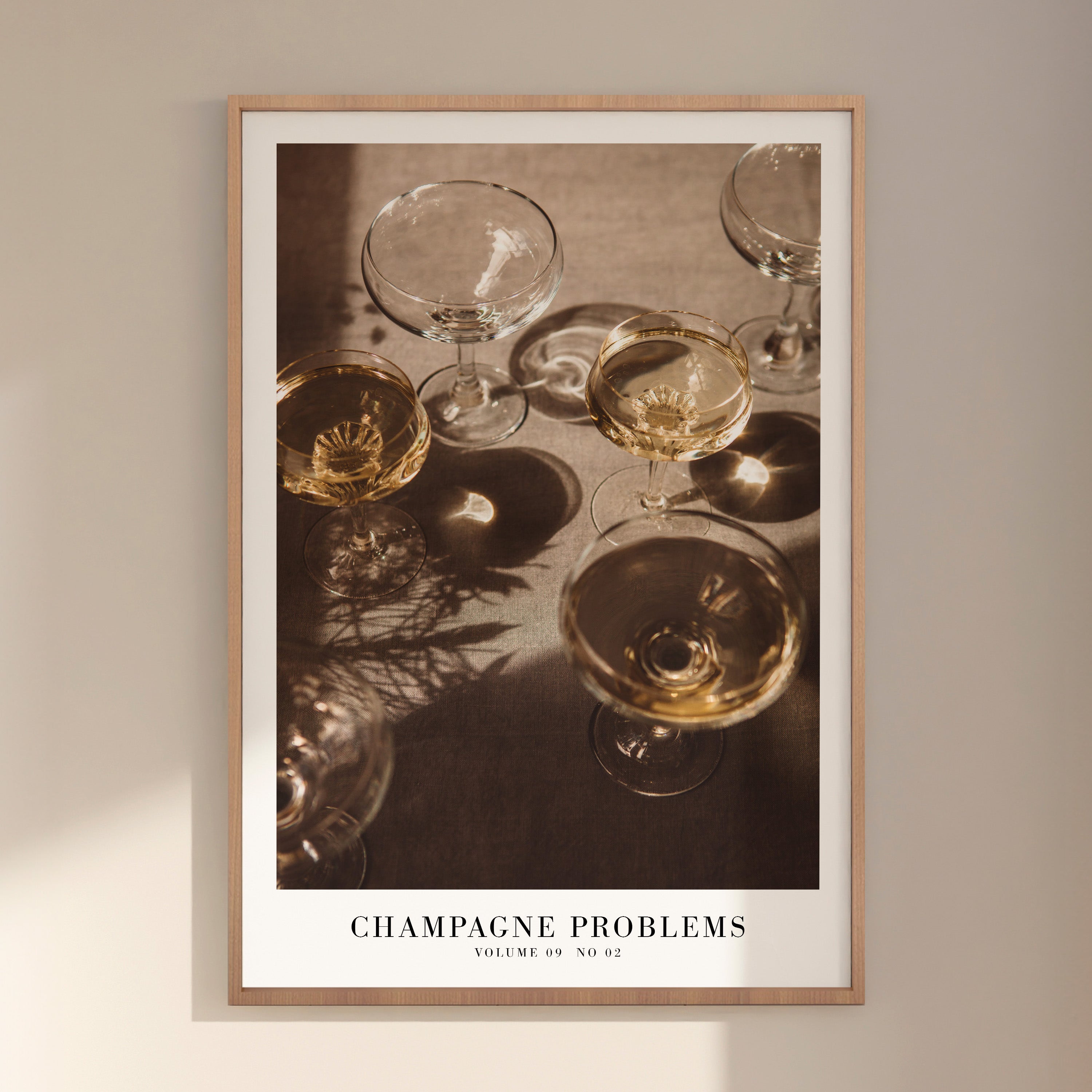 Champagne Problems Poster | Bar Cart Aesthetic | Subtle Aesthetic Home Decor | Taylor Print | Taylor Era Album Poster - Haus Of Moods