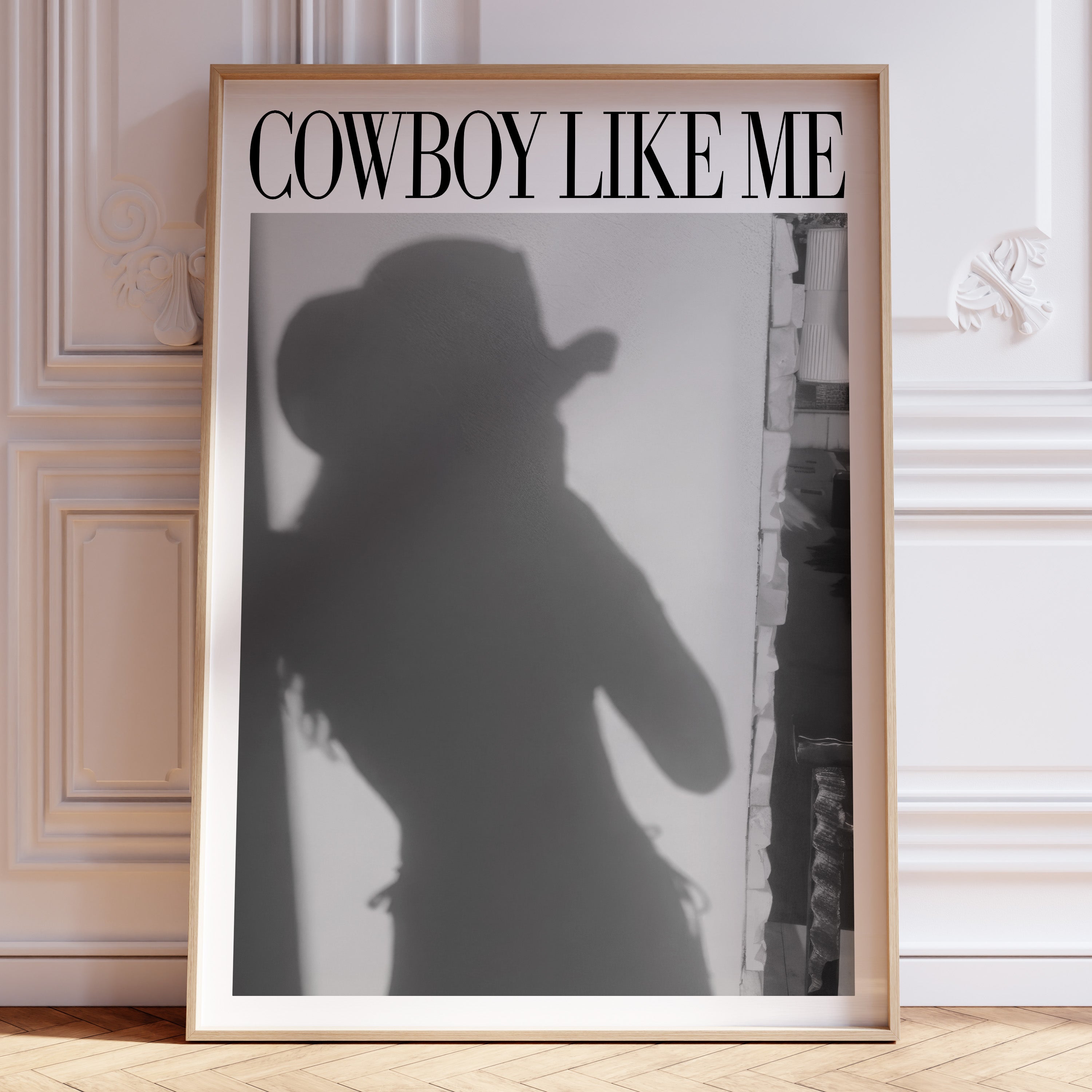 Cowboy Like Me Cowgirl Reflection Print