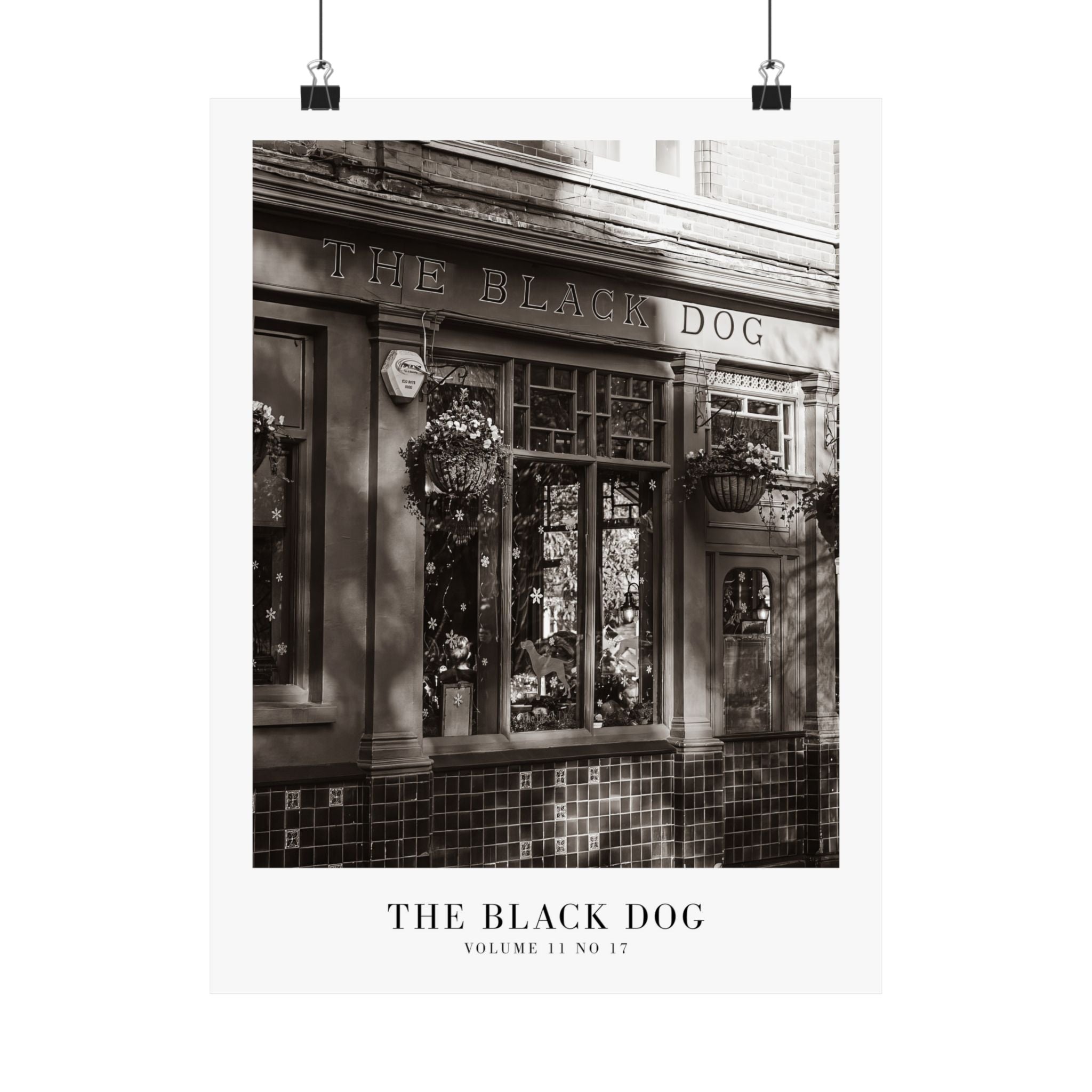 The Black Dog Tortured Poets Department Taylor Swift–inspired poster — detail view 9