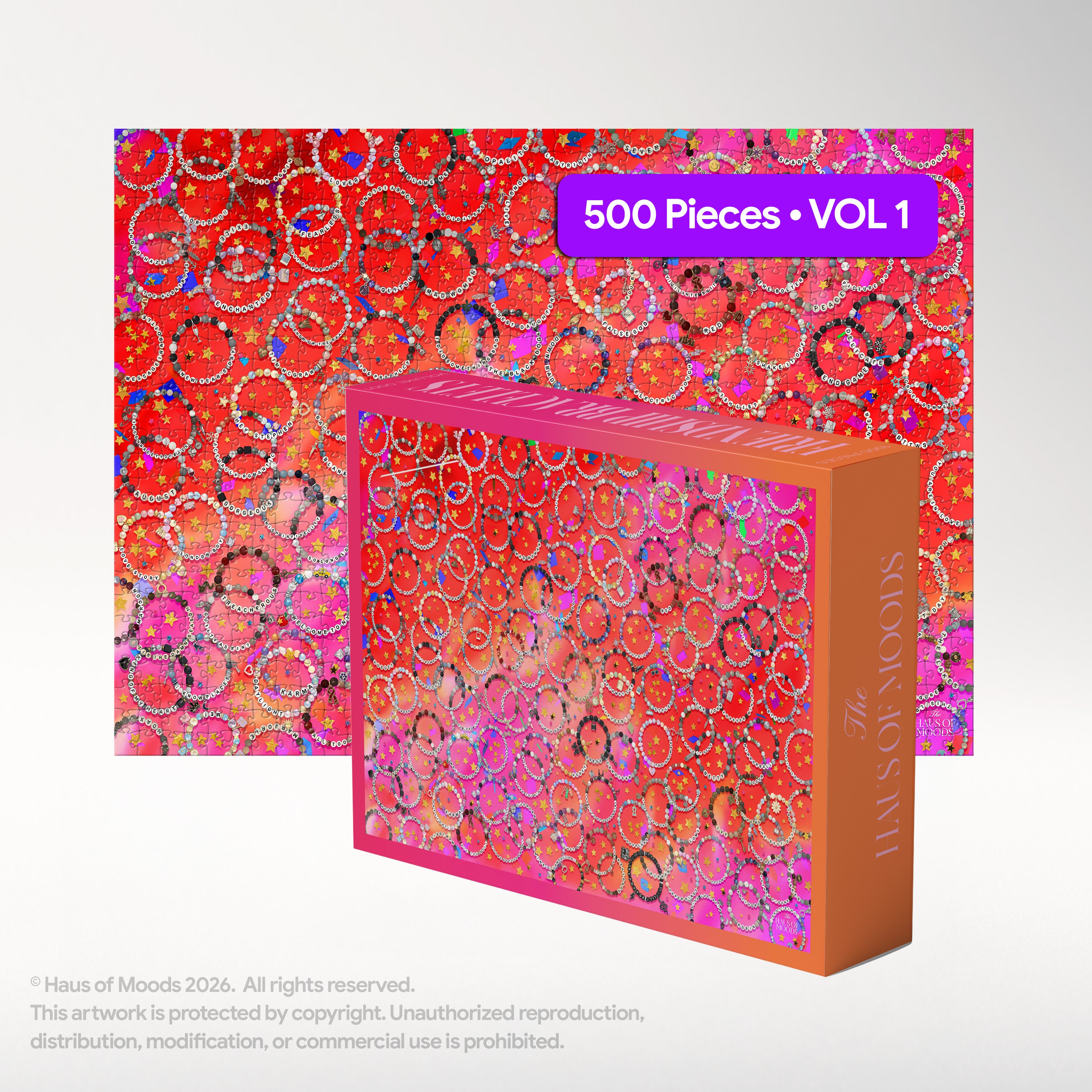 Taylor The Eras Friendship Bracelets Puzzle © - Haus Of Moods