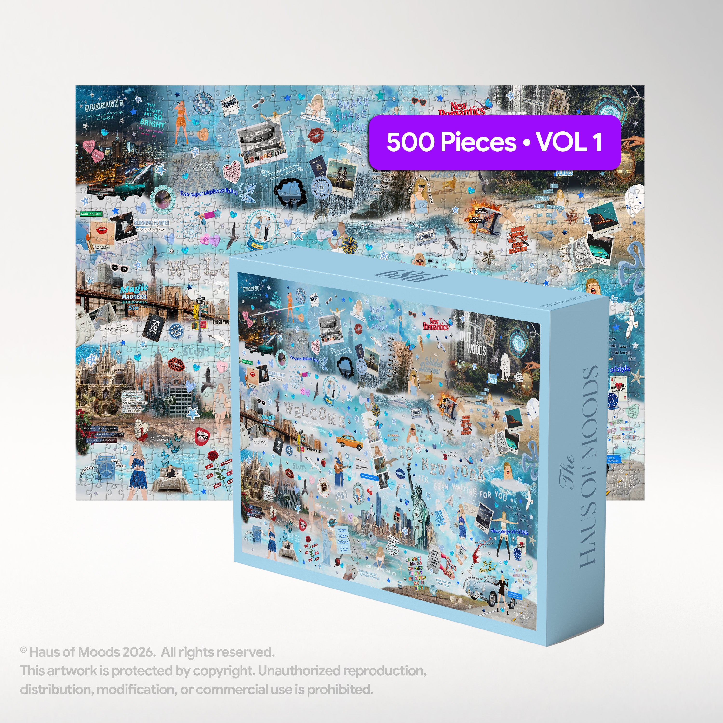 1989 Era Lyrics & Easter Eggs Puzzle © - Haus Of Moods