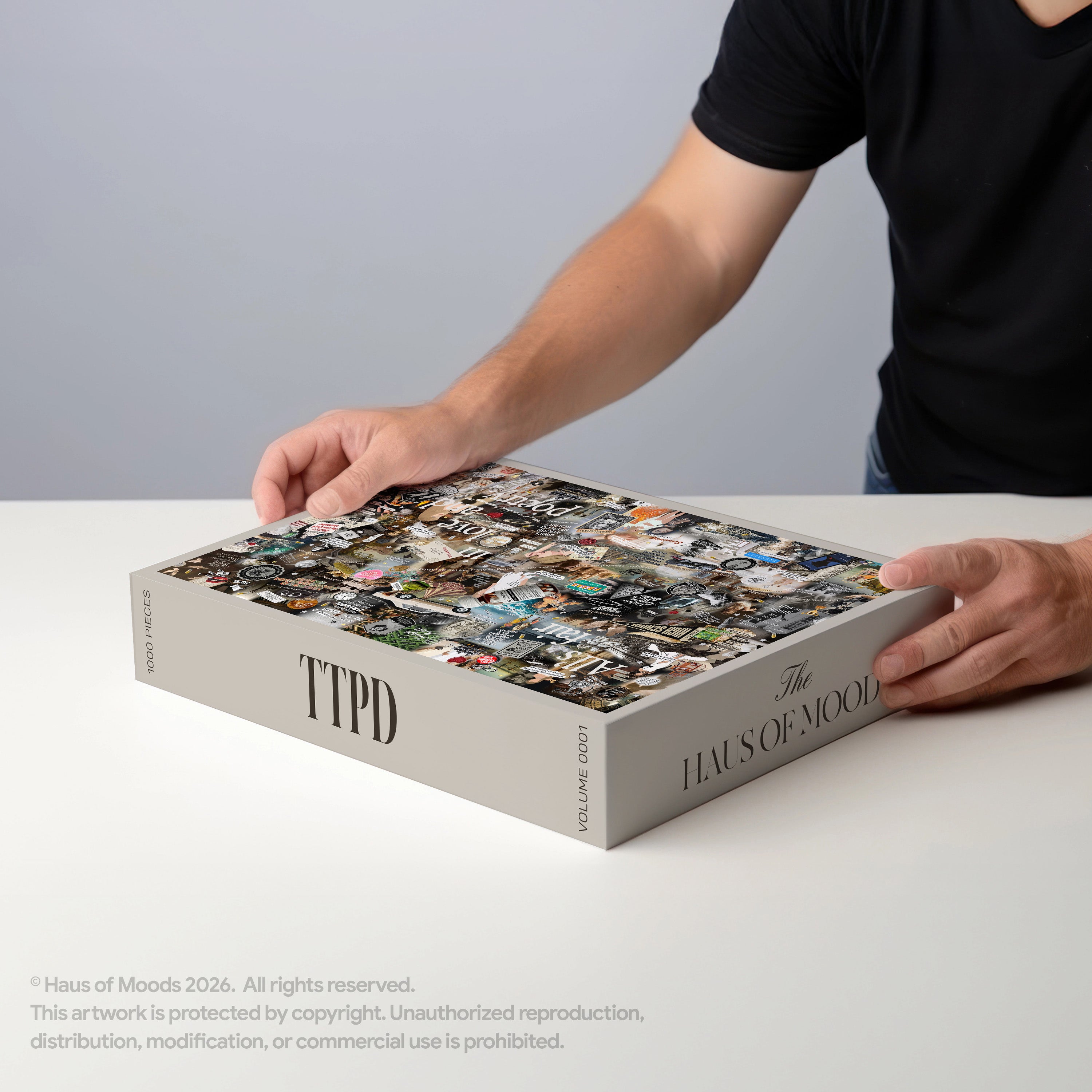 Tortured Poets Department Lyrics & Easter Eggs Puzzle — Taylor Swift TTPD jigsaw 500/1000 pieces