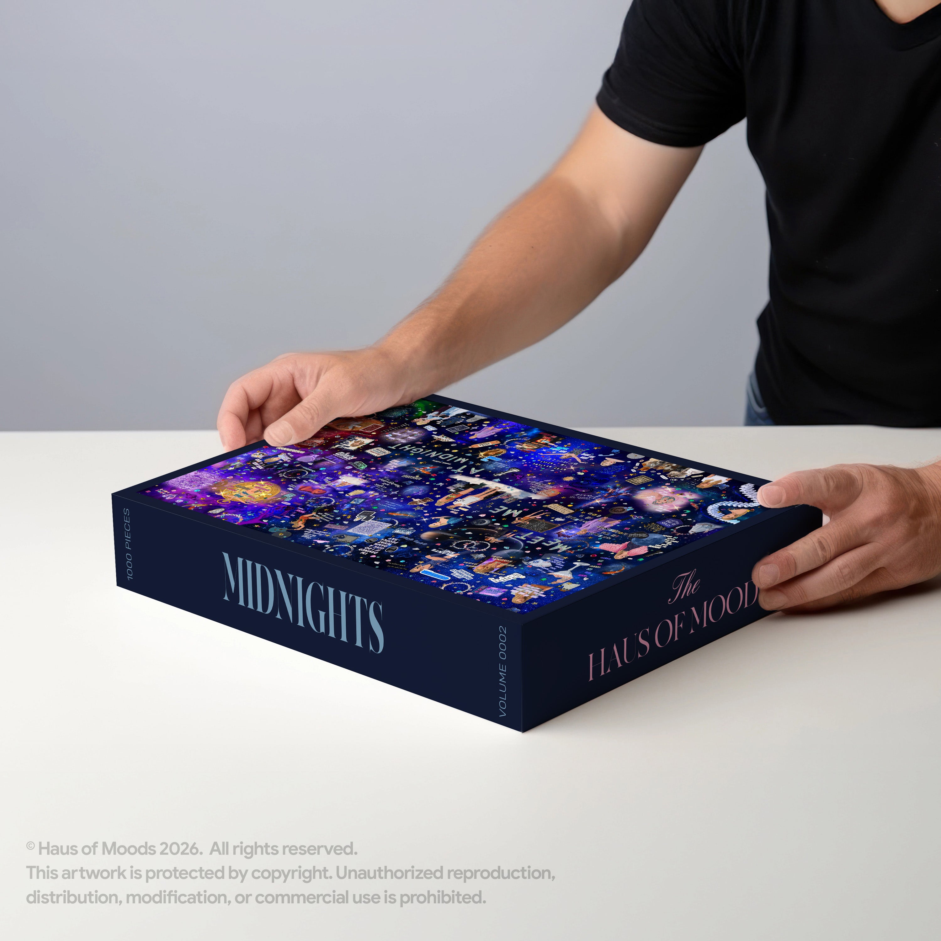 Midnights Lyrics & Easter Eggs Puzzle — Taylor Swift Swiftie jigsaw 500/1000 pieces