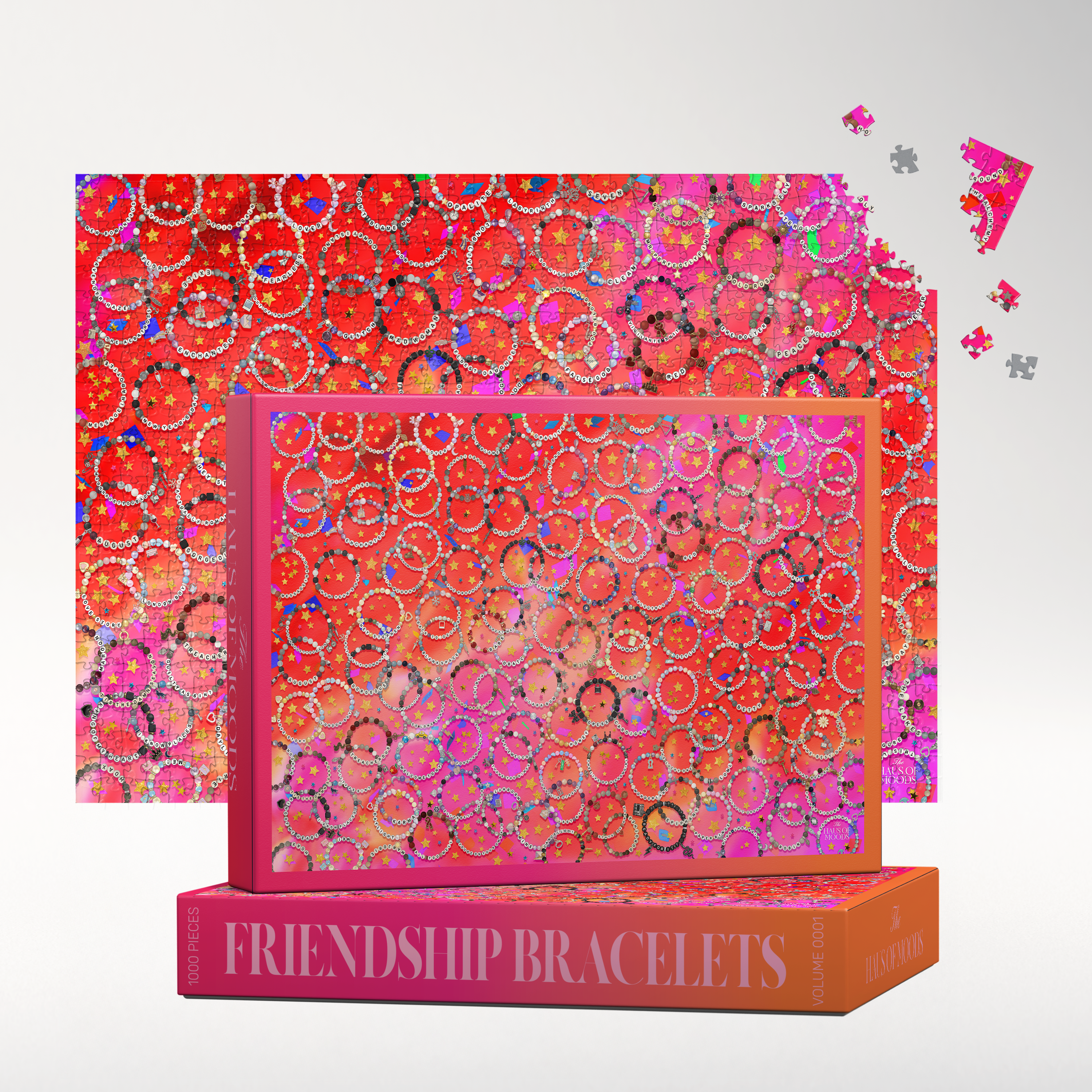 Eras Friendship Bracelets Puzzle — 188+ song-title bracelets from every Taylor Swift era
