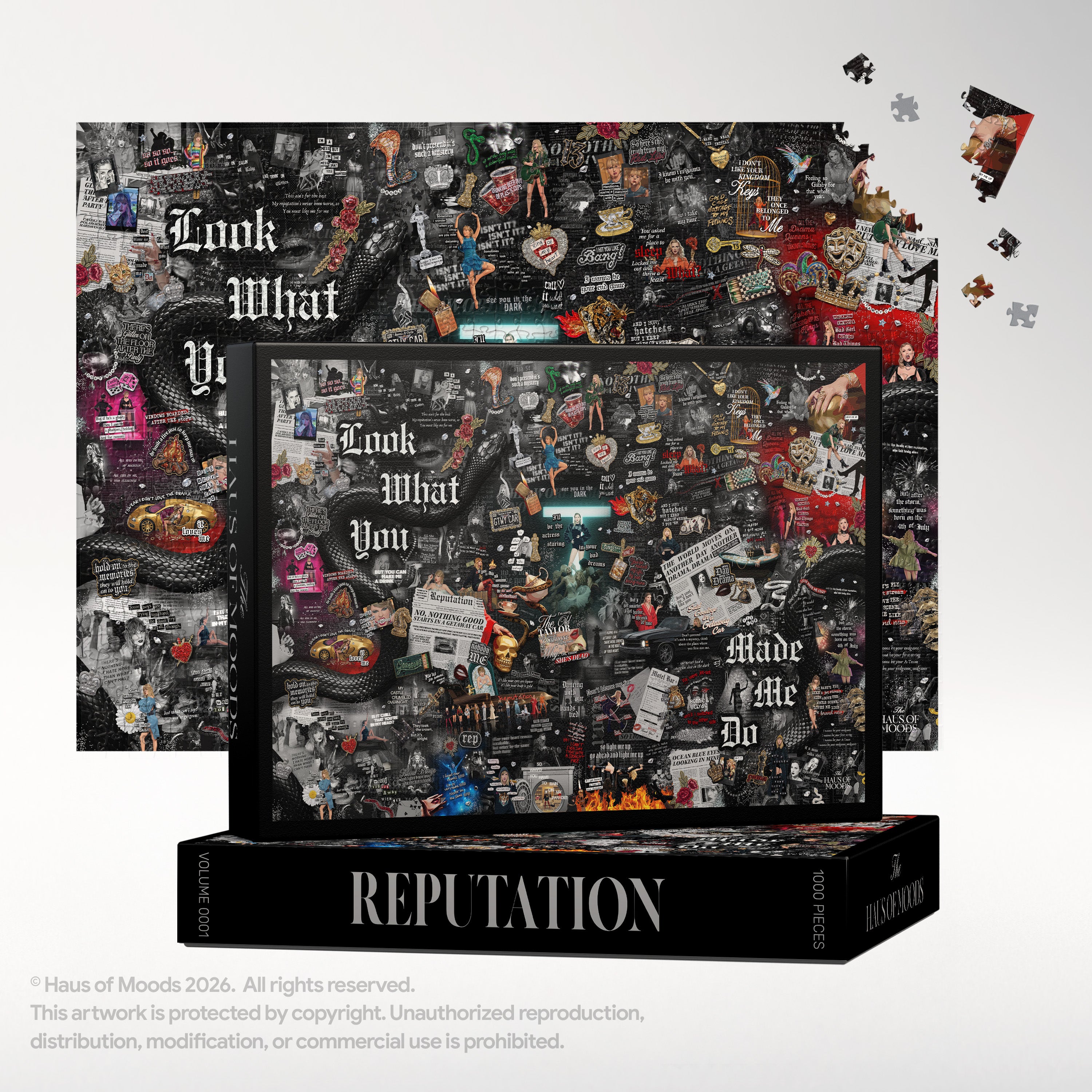 Reputation Era Lyrics & Easter Eggs Puzzle ©