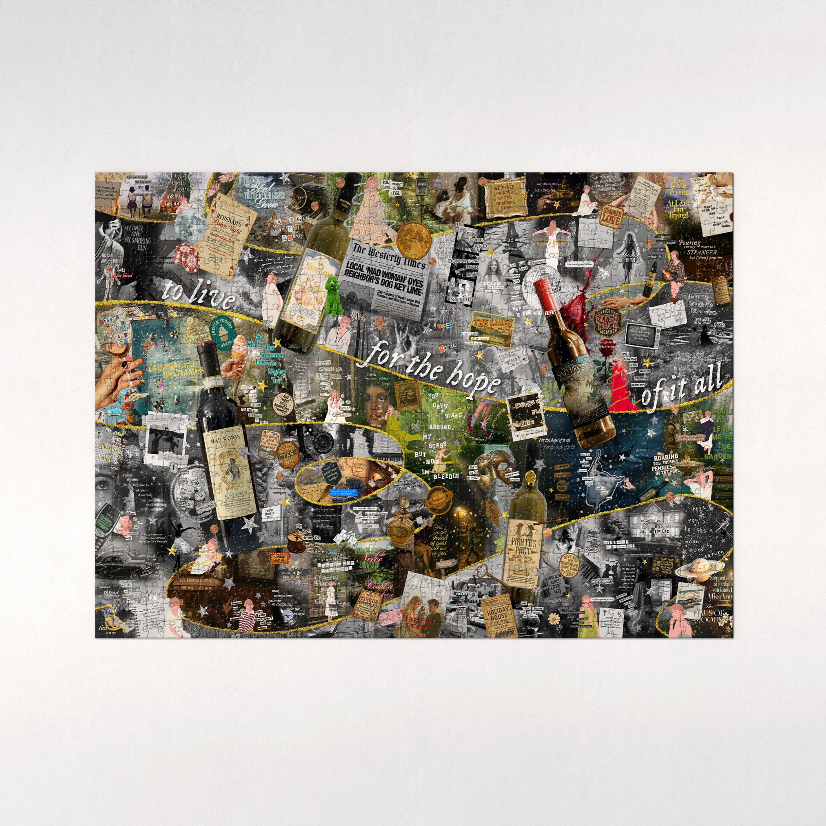 Folklore Lyrics & Easter Eggs Puzzle ©