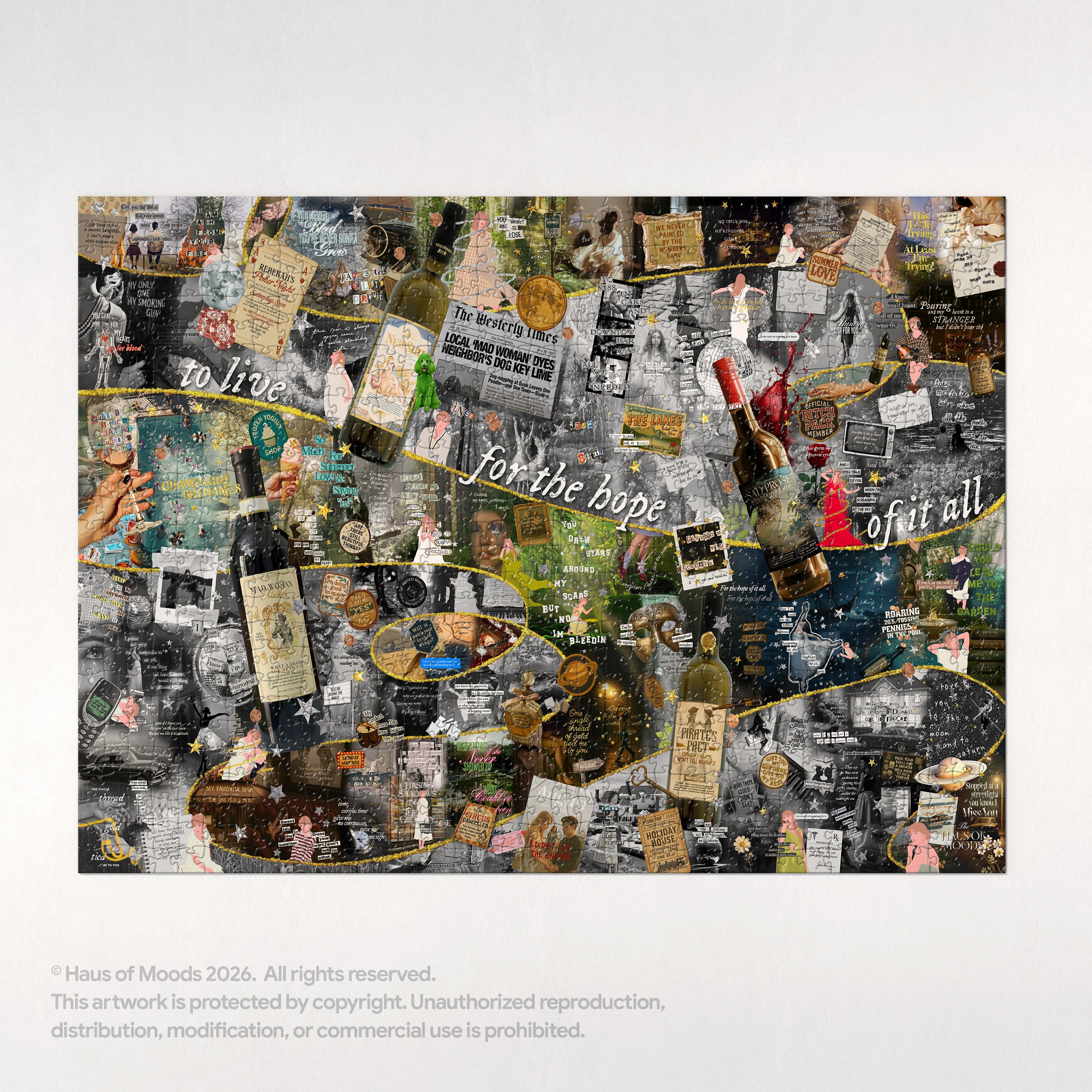 Folklore Lyrics & Easter Eggs Puzzle ©