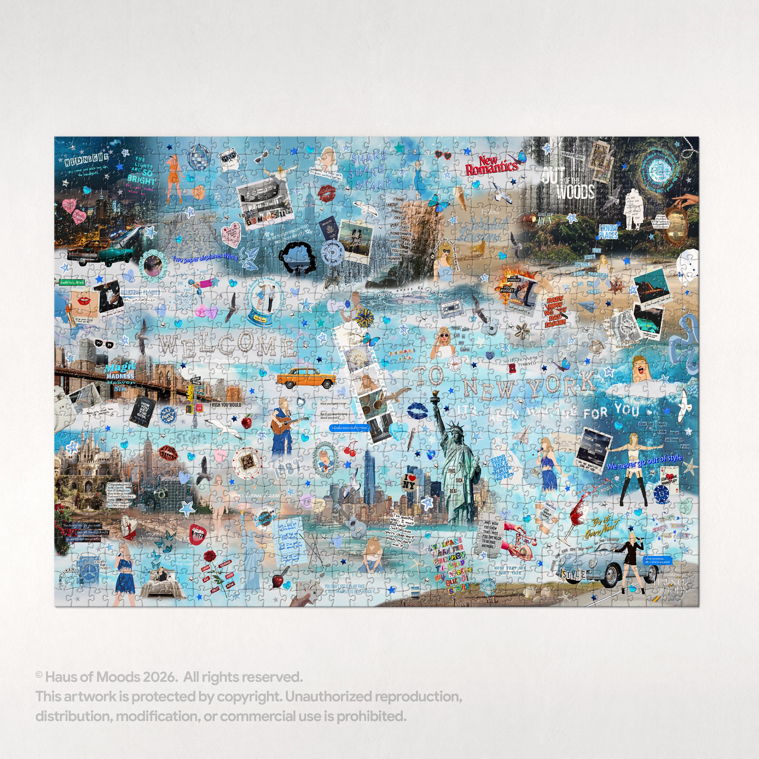 1989 Era Lyrics & Easter Eggs Puzzle ©