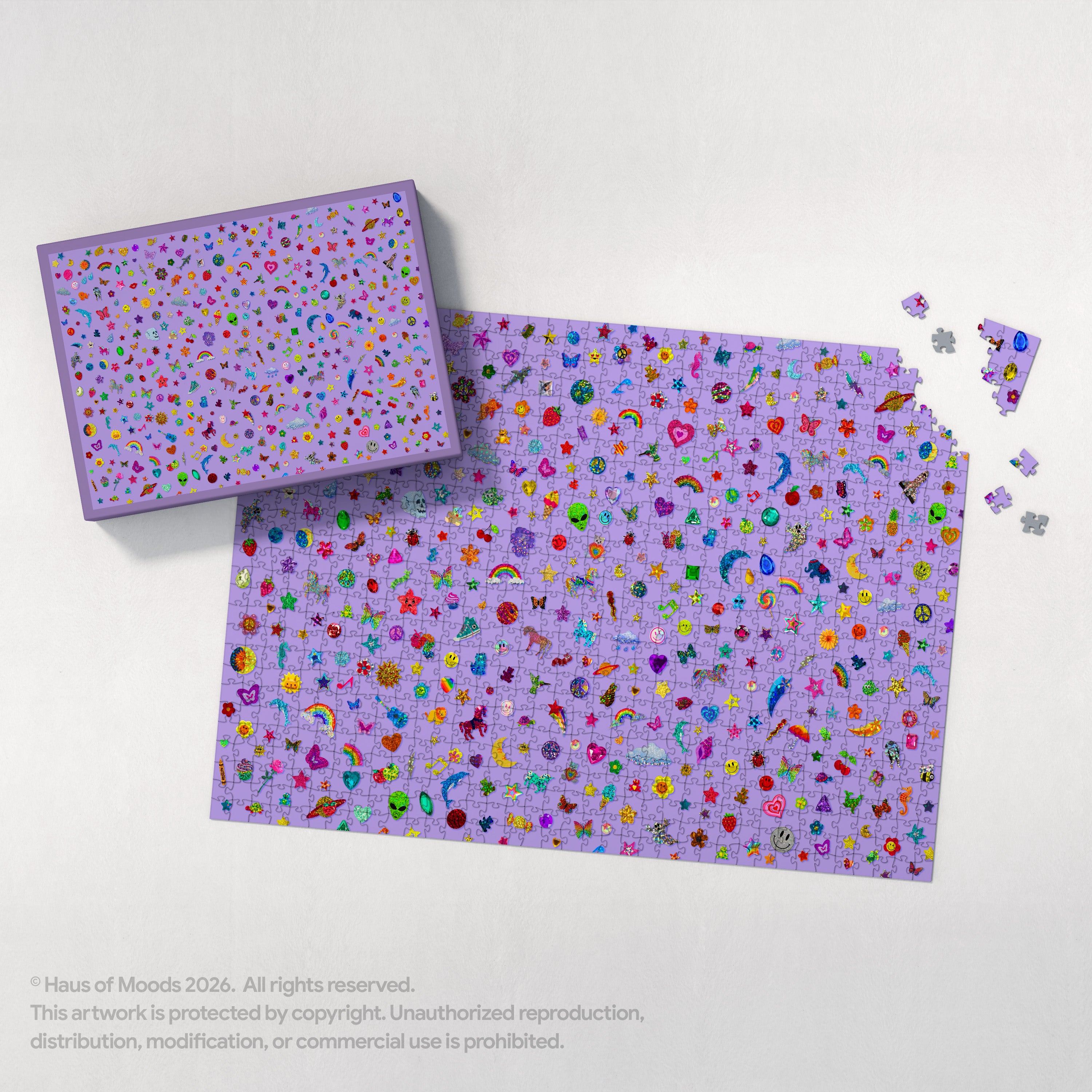 Y2K Sticker Party Puzzle