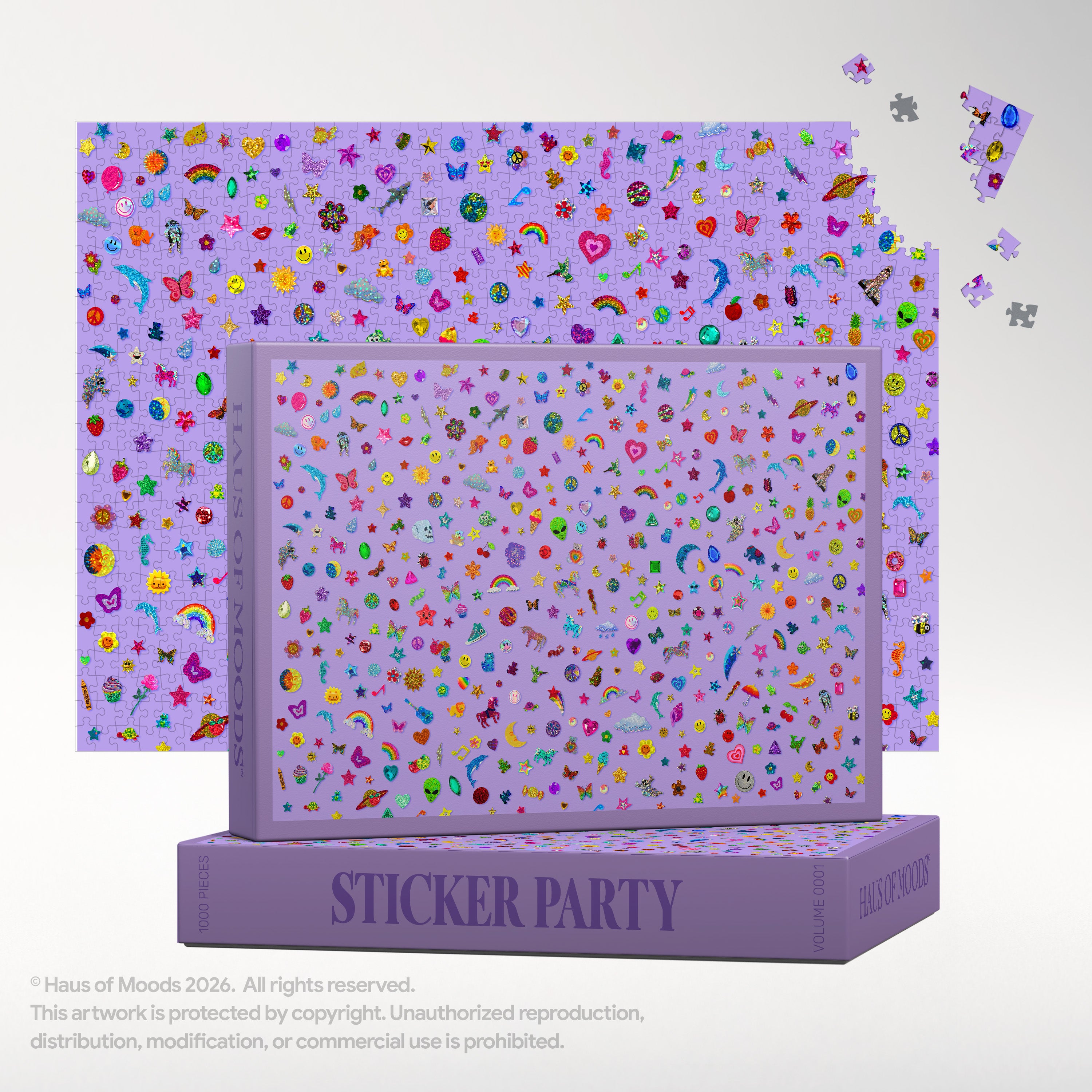 Y2K Sticker Party Puzzle