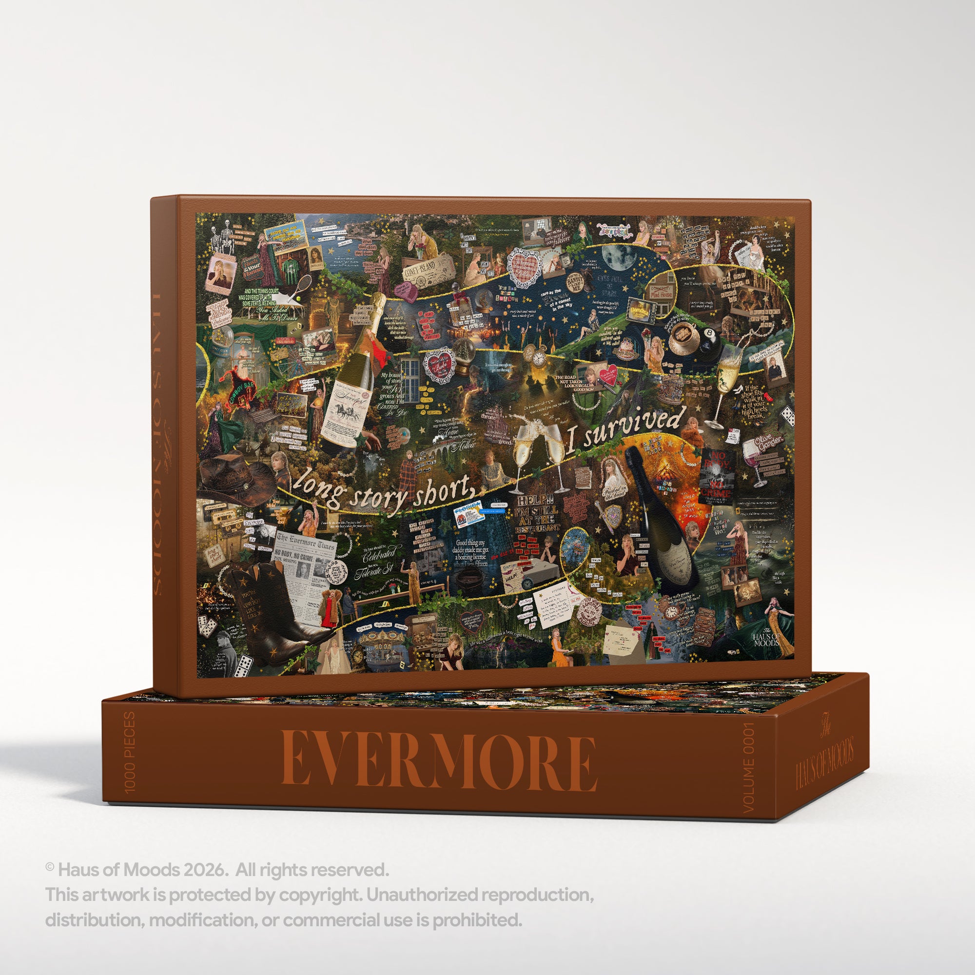 Evermore Era Lyrics & Easter Eggs Puzzle ©