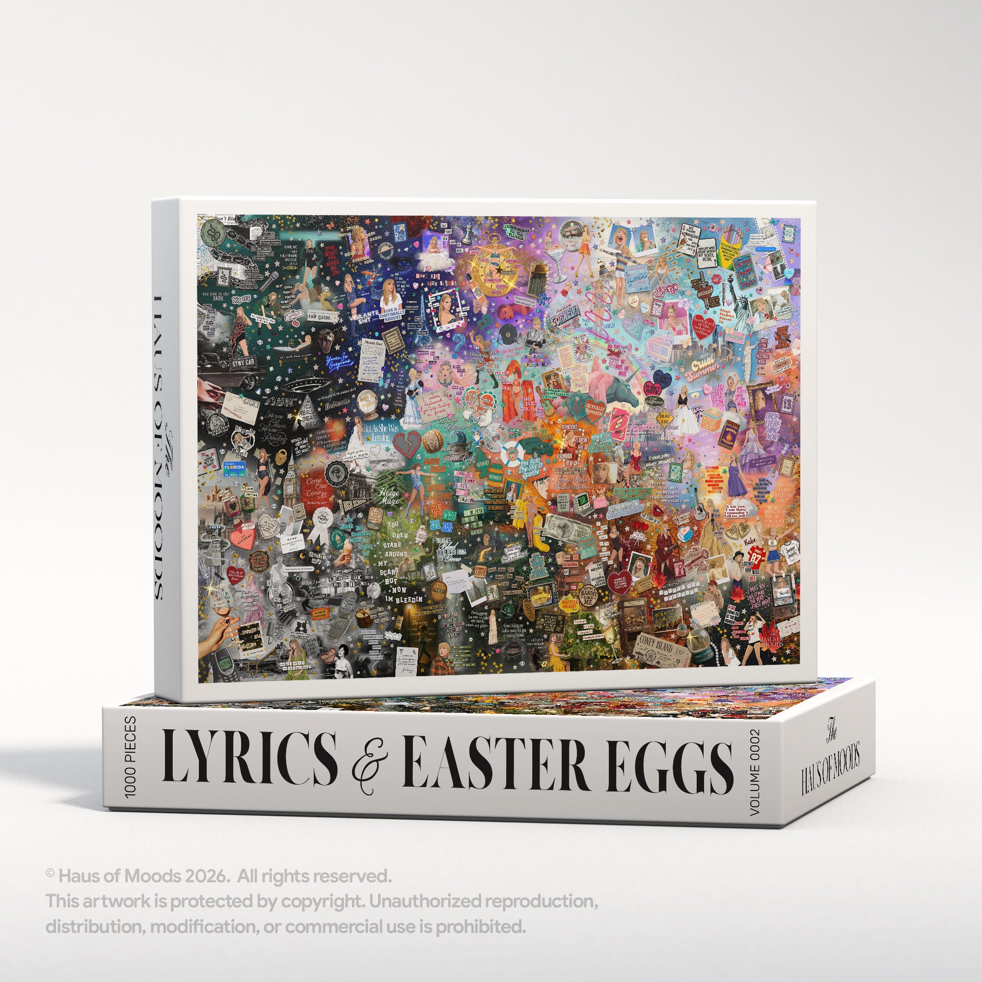 The Eras Taylor Puzzle | Lyrics & Easter Eggs Puzzle © - Haus Of Moods