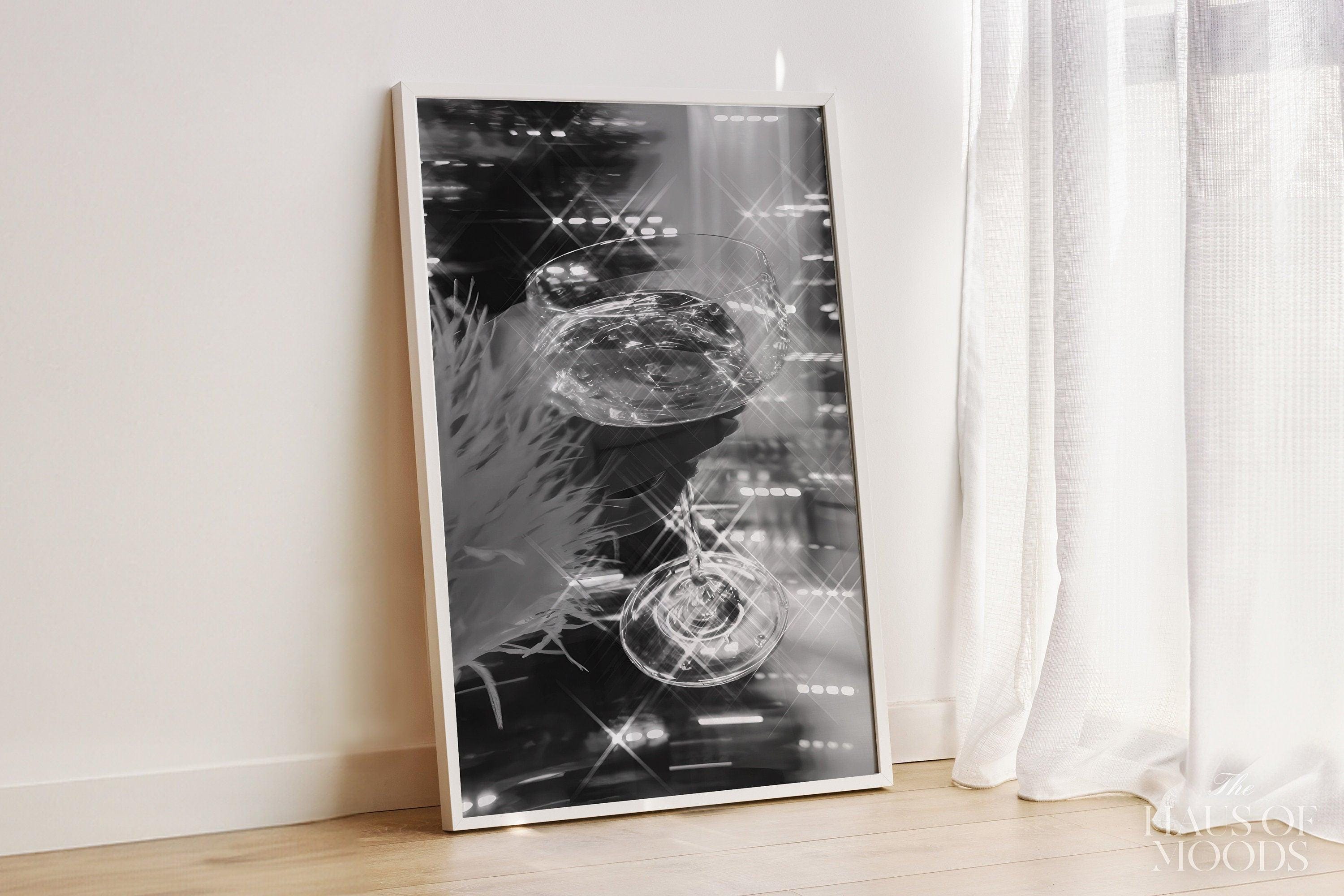 Champagne Glass champagne bar cart poster — detail view 6