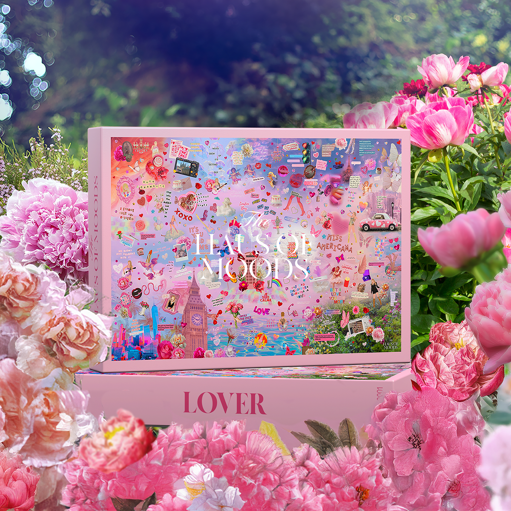 Lover Era Lyrics & Easter Eggs Puzzle — Taylor Swift Swiftie jigsaw 500/1000 pieces