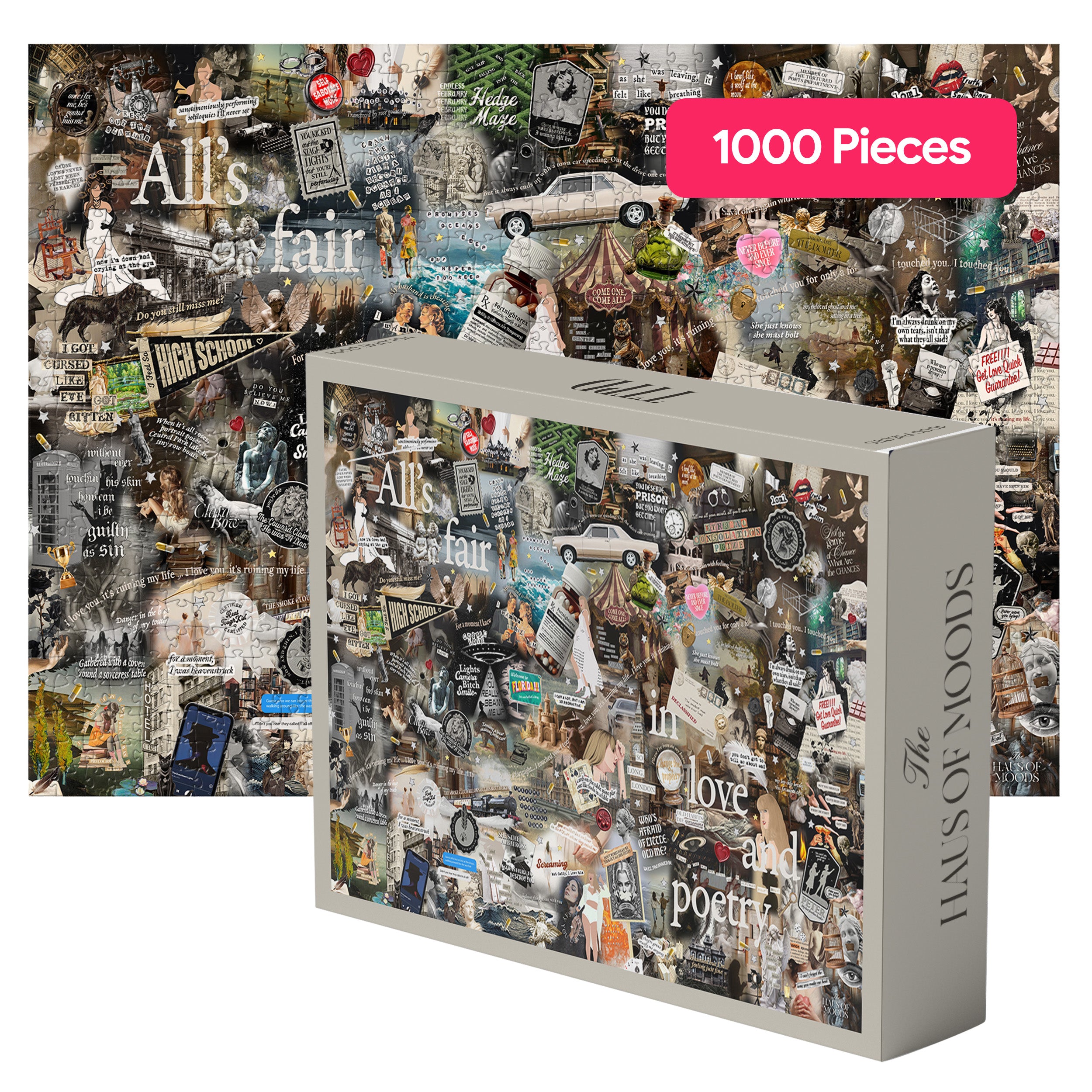 Tortured Poets Lyrics & Easter Eggs Puzzle ©.