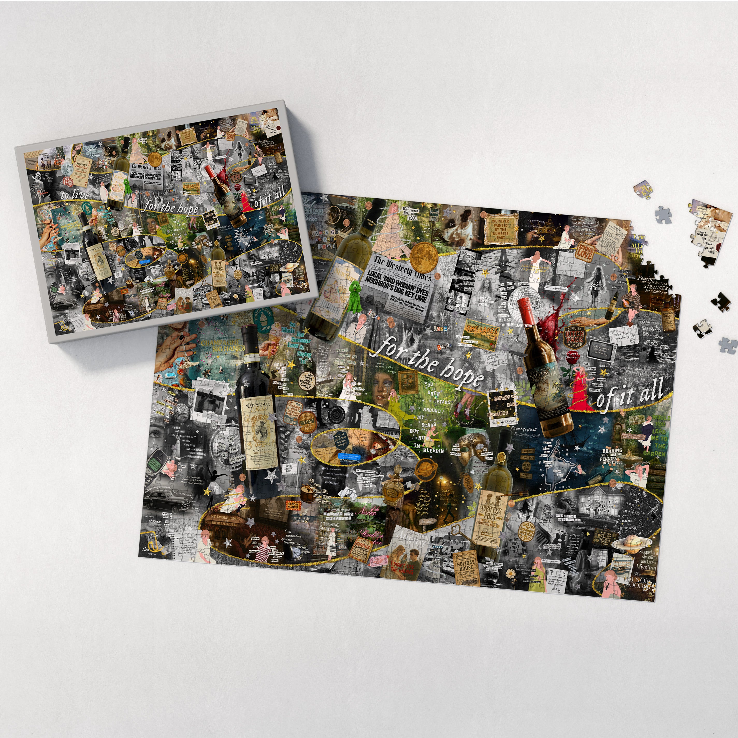 Folklore Lyrics & Easter Eggs Puzzle ©.