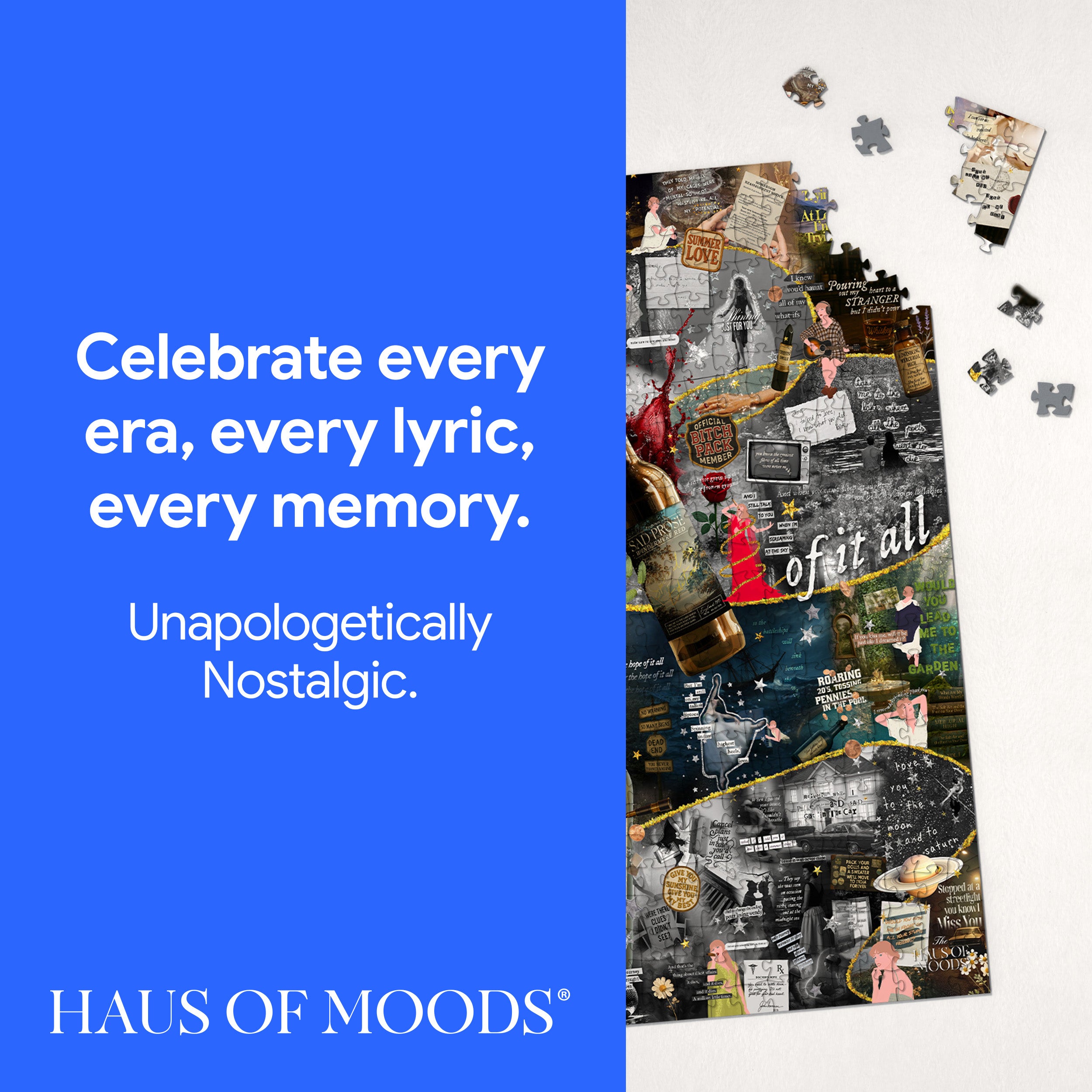 Folklore Lyrics & Easter Eggs Puzzle ©.