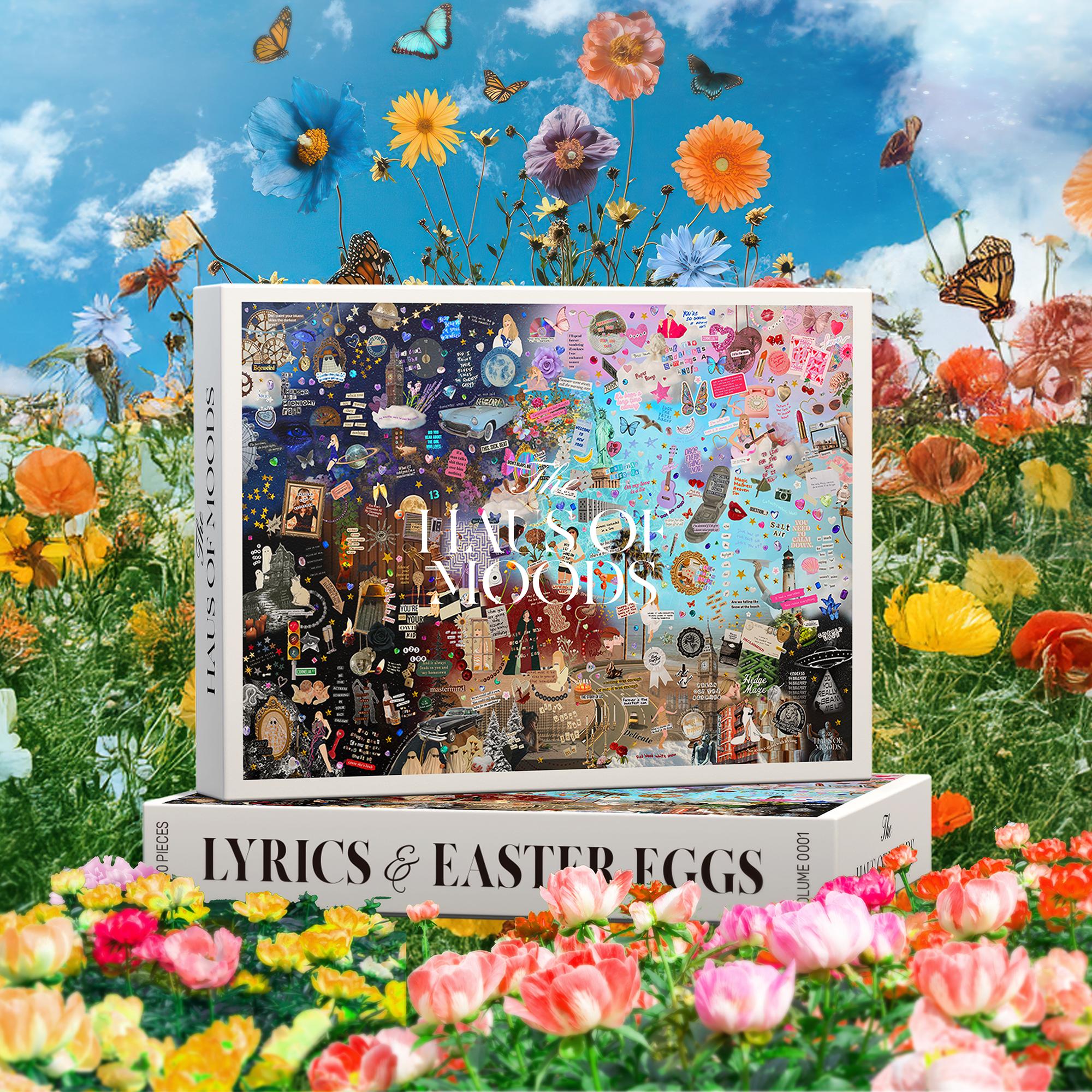 Taylor Swift Easter Eggs in puzzle with lyrics, songs, and exclusive Taylor Swift gifts for fans, Eras Taylor Swift Puzzle - Unique Lyrics & Easter Eggs Eras Tour