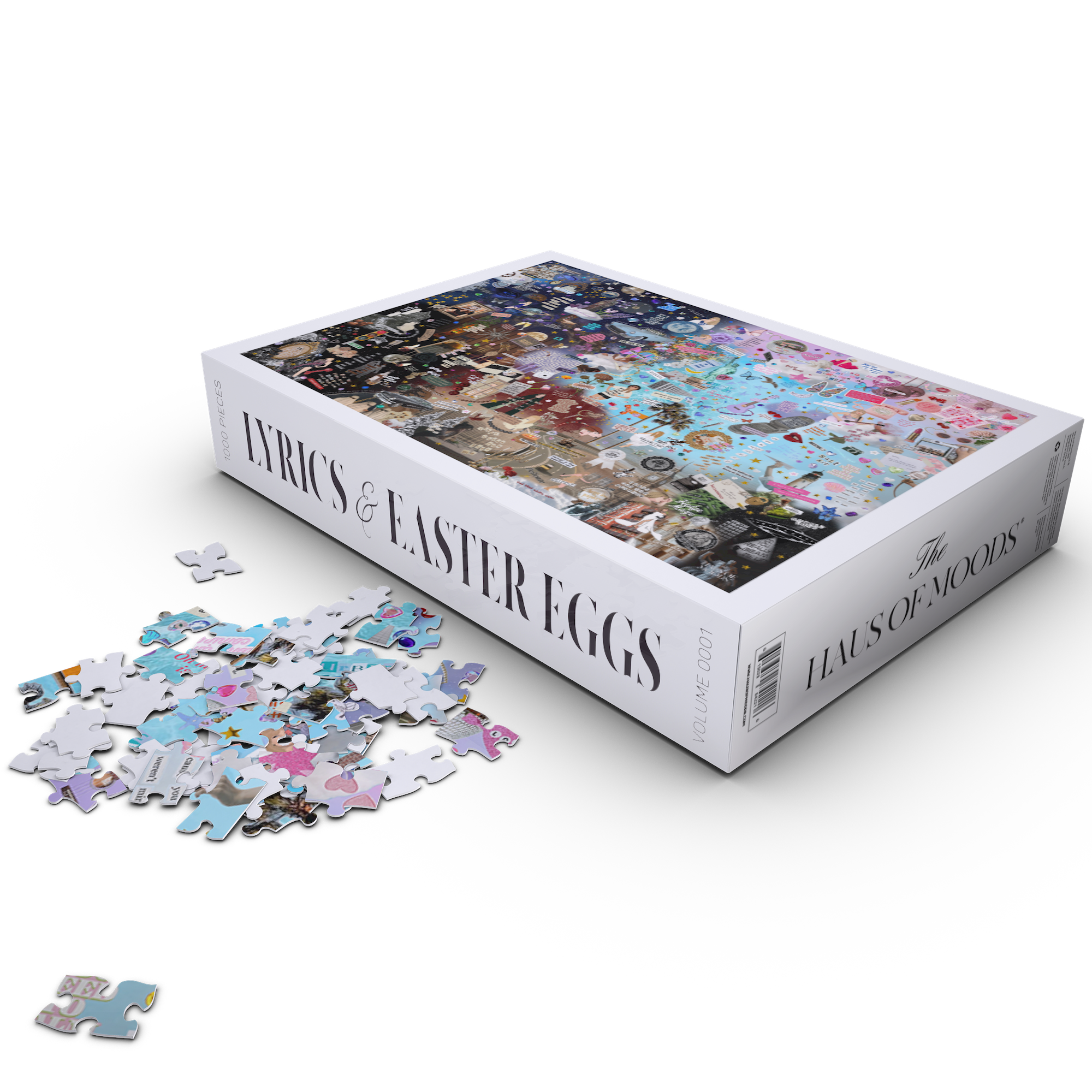 Taylor Swift Easter Eggs in puzzle with lyrics, songs, and exclusive Taylor Swift gifts for fans, Eras Taylor Swift Puzzle - Unique Lyrics & Easter Eggs Eras Tour