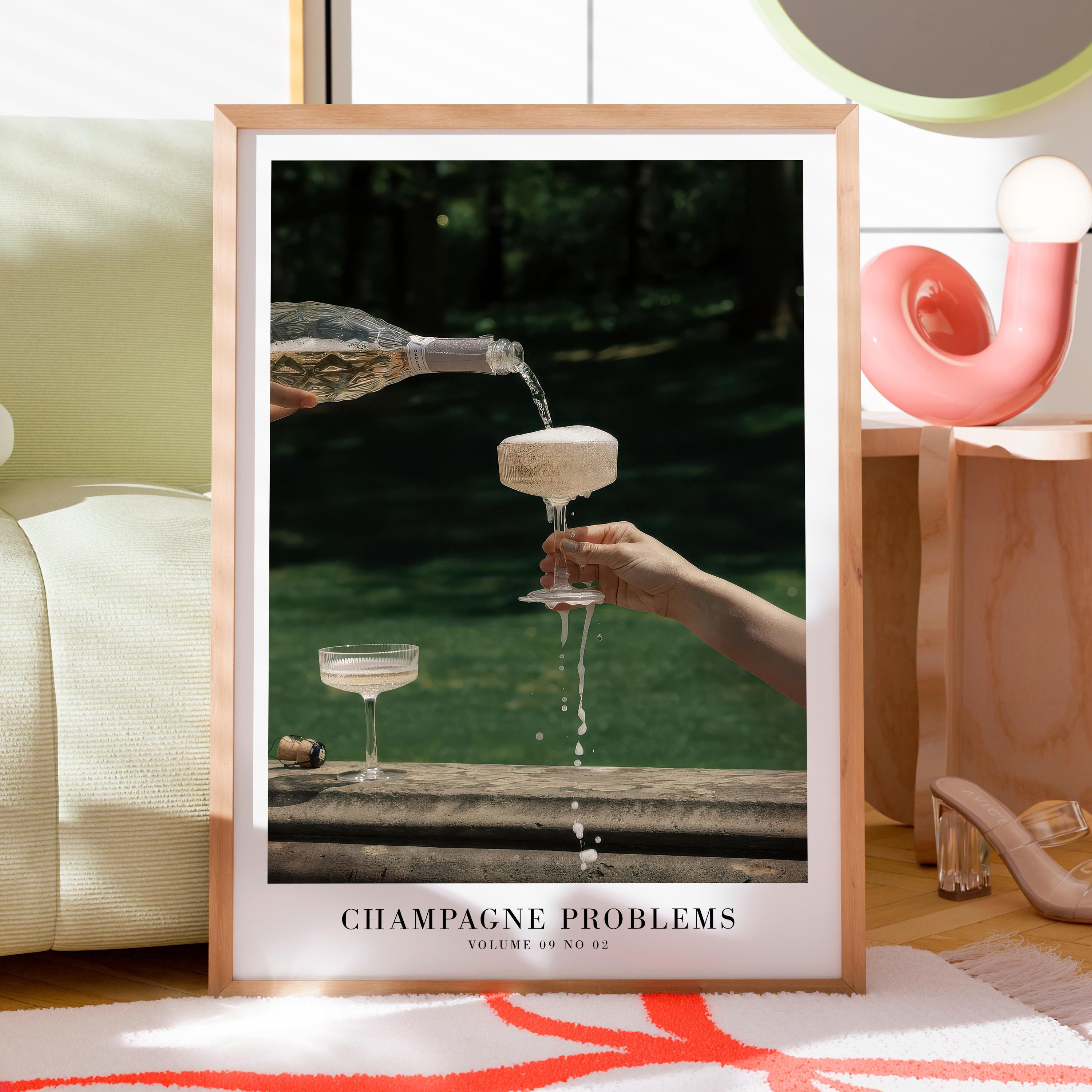 Champagne Problems Poster | Bar Cart Decor | Taylor Album Art (Digital Download)
