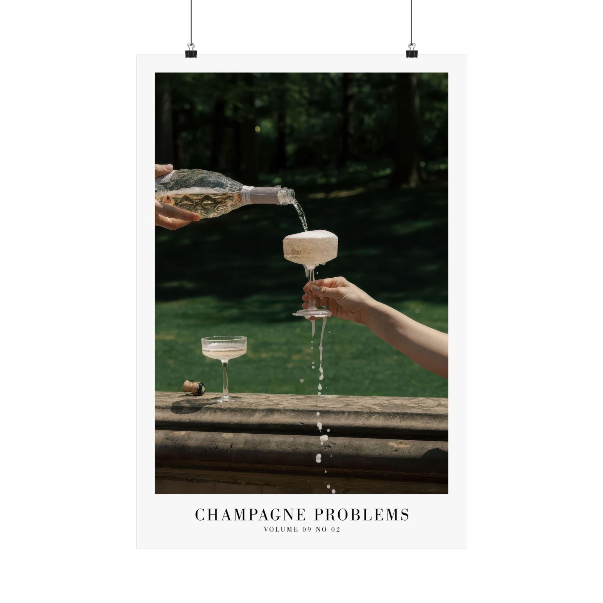 Champagne Problems Evermore Taylor Swift–inspired poster — detail view 8
