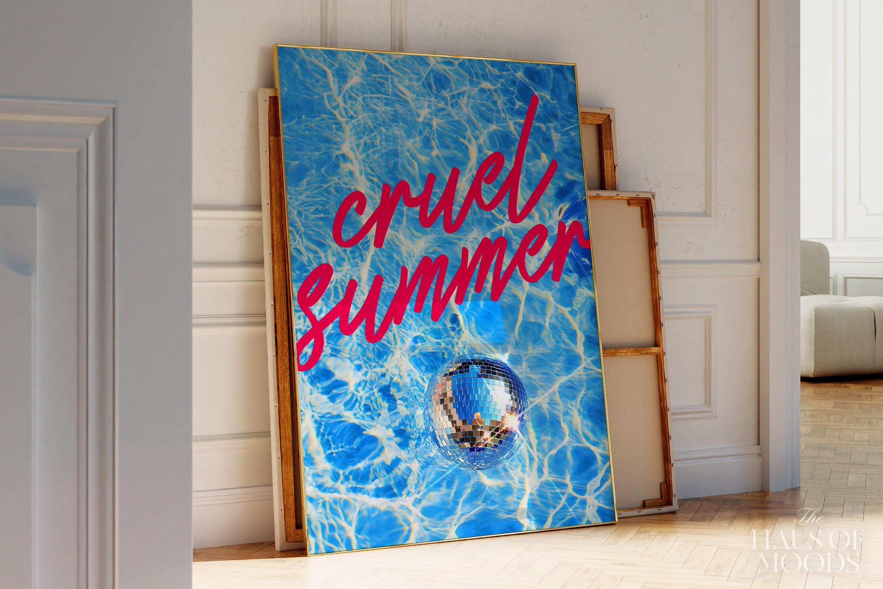 Cruel Summer Poster | Lover Album Poster | Wall Art | Taylor Art Poster | Minimal Taylor-Inspired Print.