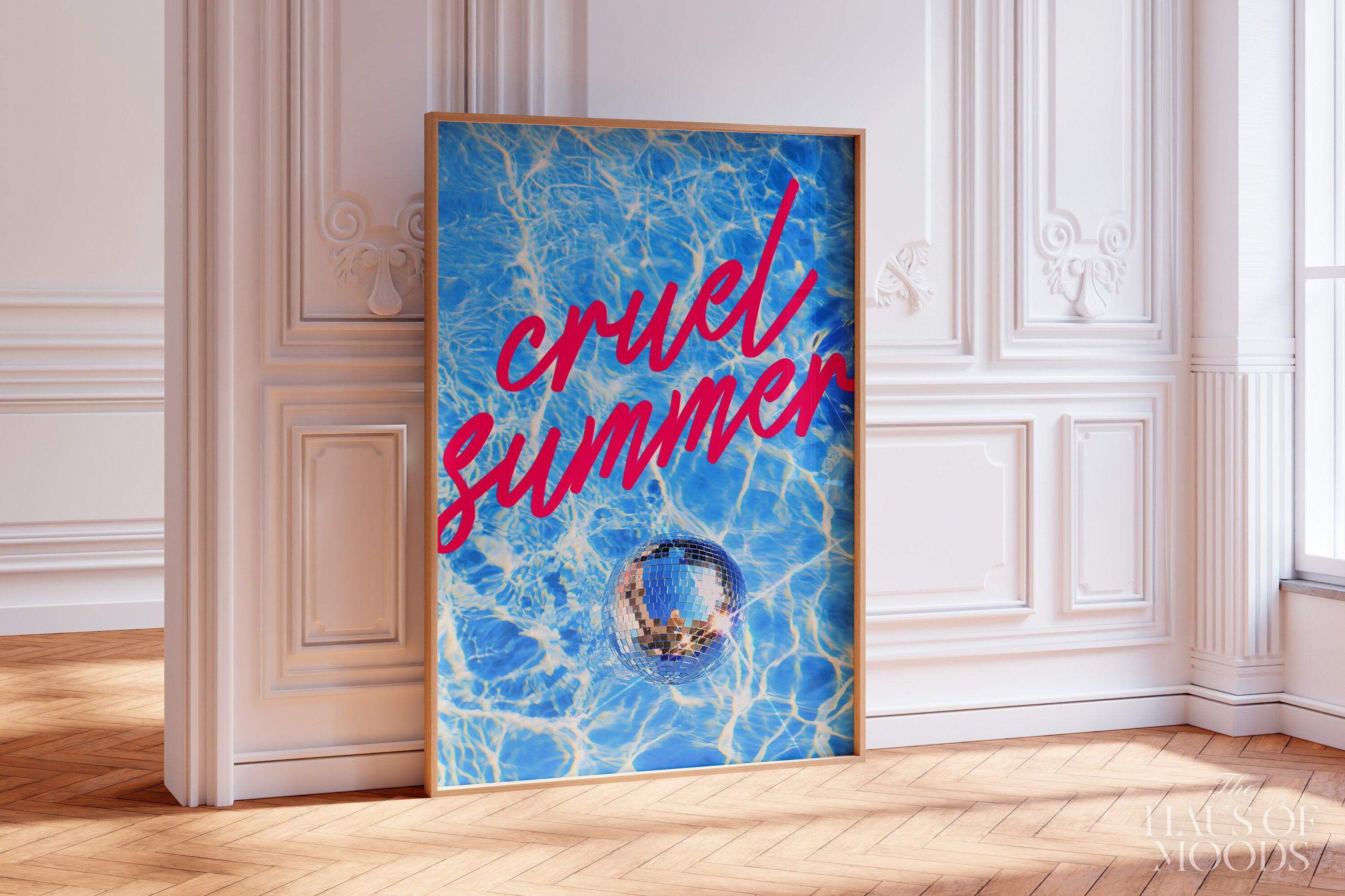Cruel Summer Poster | Lover Album Poster | Wall Art | Taylor Art Poster | Minimal Taylor-Inspired Print.