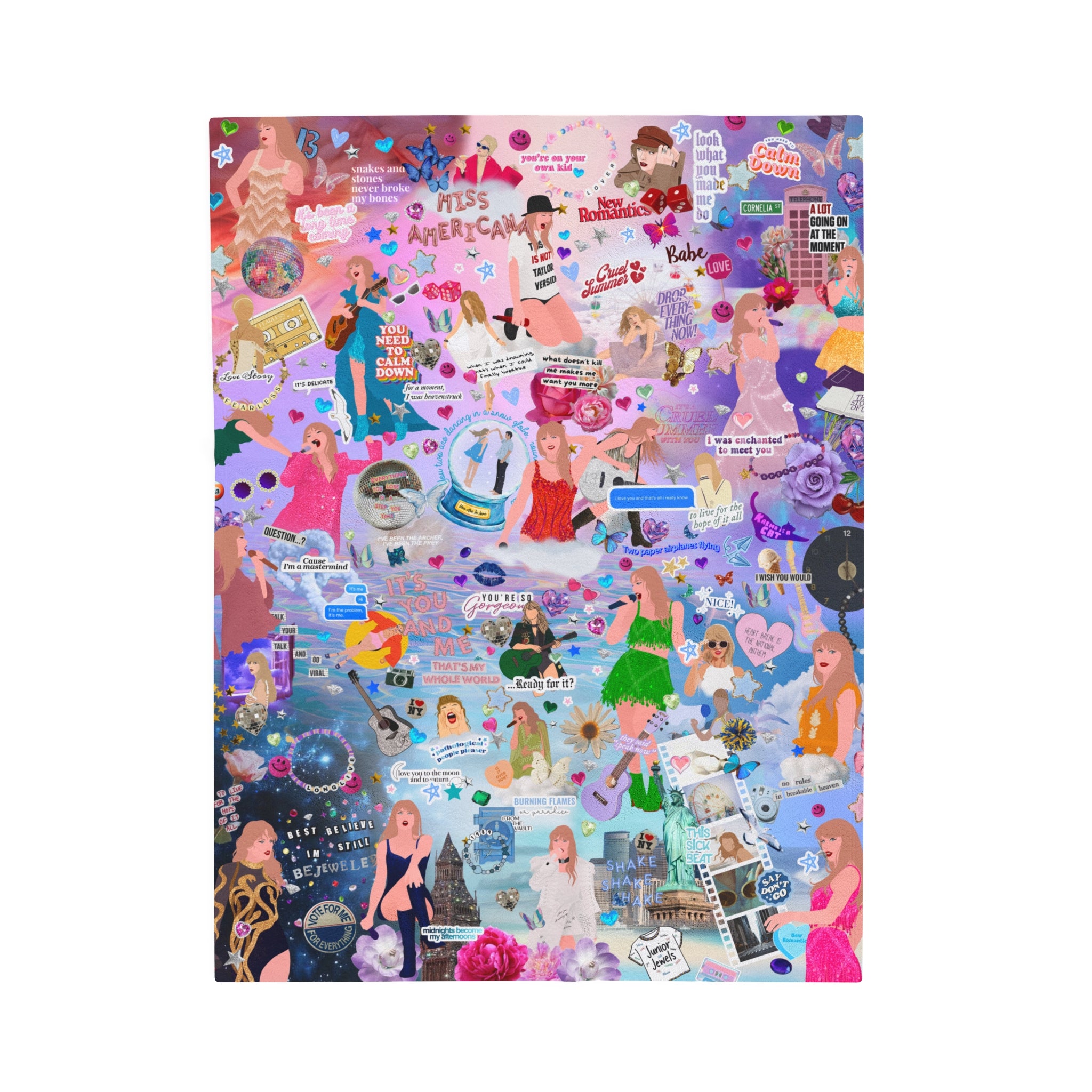 Eras Blanket | Design 02 | Personalized Name Blanket for kids, - et personalized, custom - et, Girl room decor, throw - et.