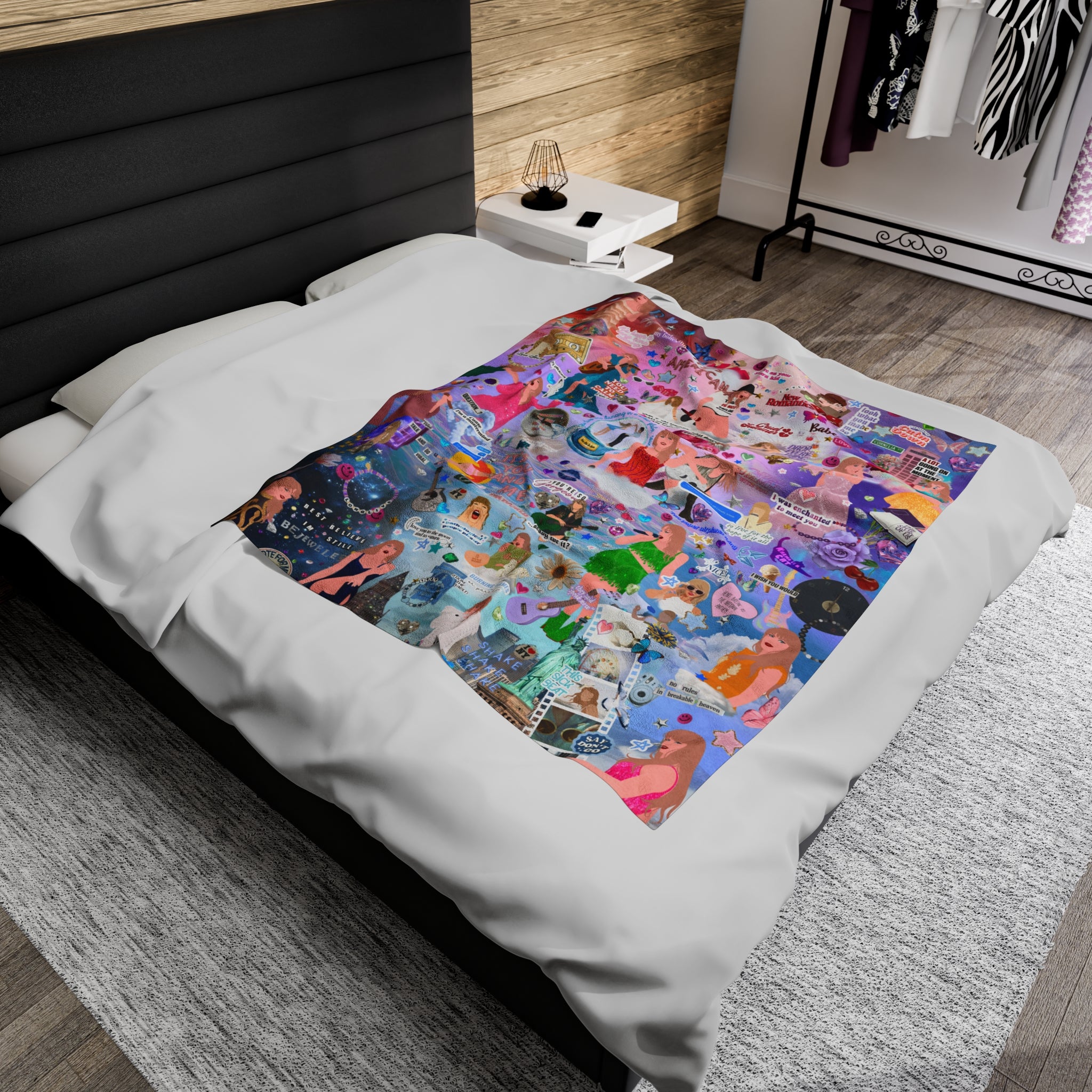 Eras Blanket | Design 02 | Personalized Name Blanket for kids, - et personalized, custom - et, Girl room decor, throw - et.