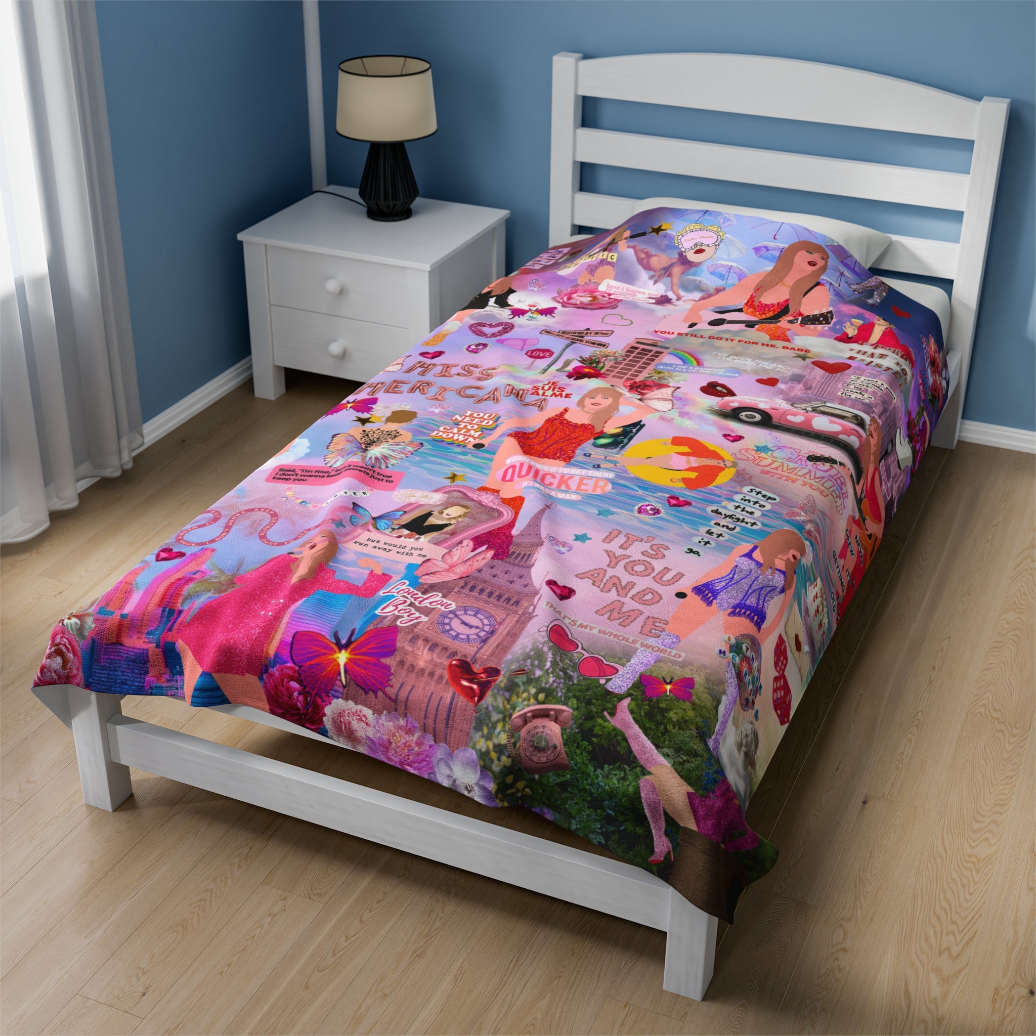 Eras Blanket | Design 03 | Personalized Name Blanket for kids, - et personalized, custom - et, Girl room decor, throw - et.