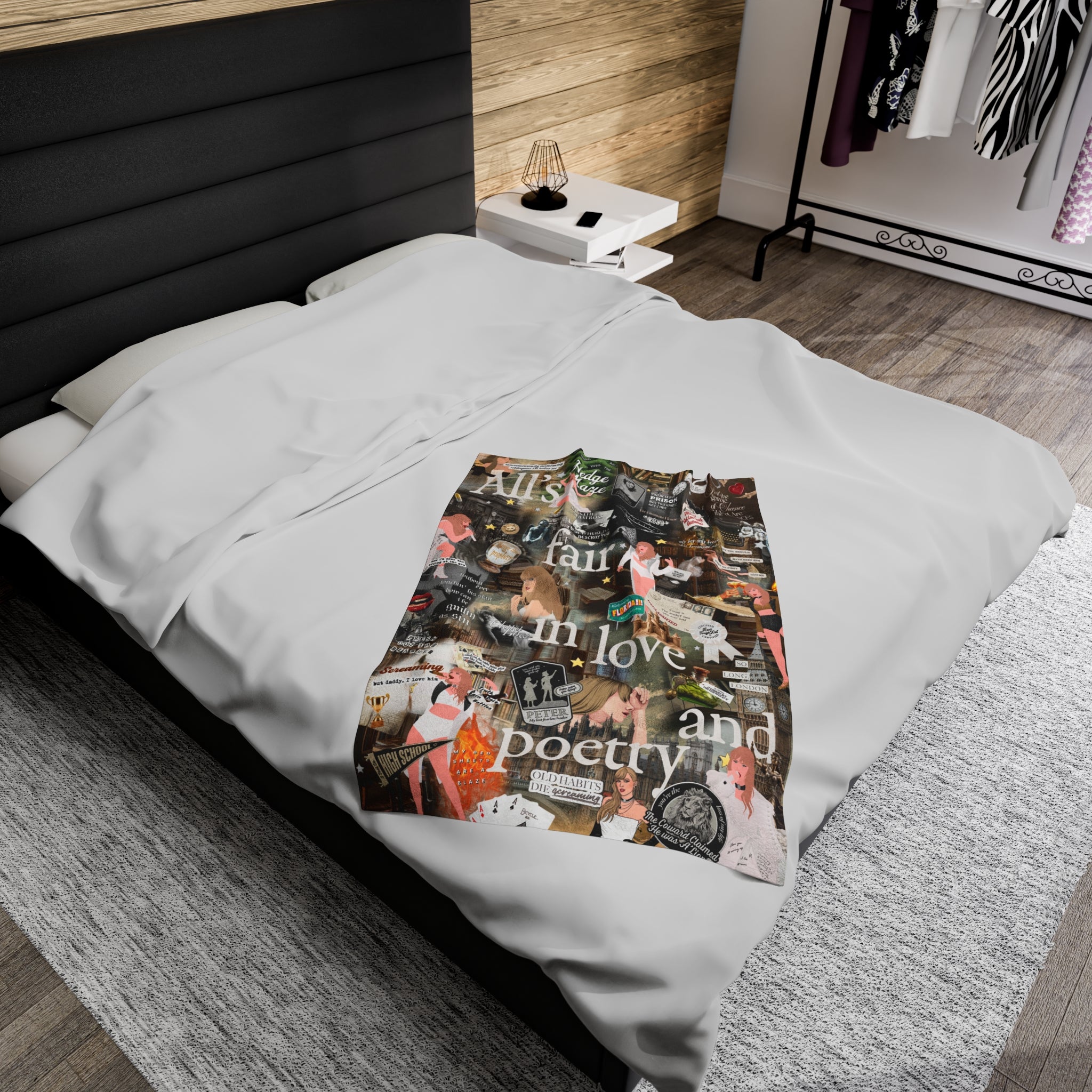 Eras Blanket | Design 05 | Personalized Name Blanket for kids, - et personalized, custom - et, Girl room decor, throw - et.