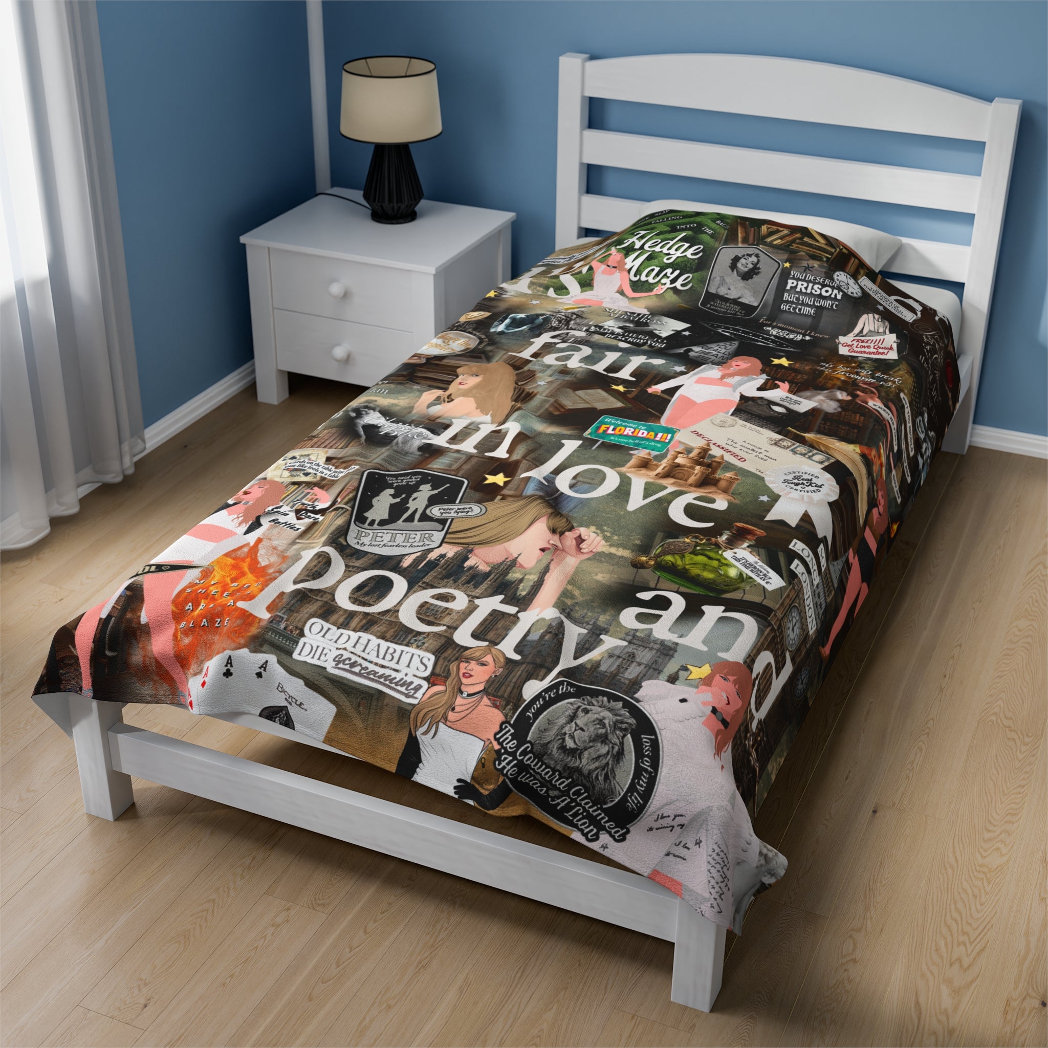 Eras Blanket | Design 05 | Personalized Name Blanket for kids, - et personalized, custom - et, Girl room decor, throw - et.